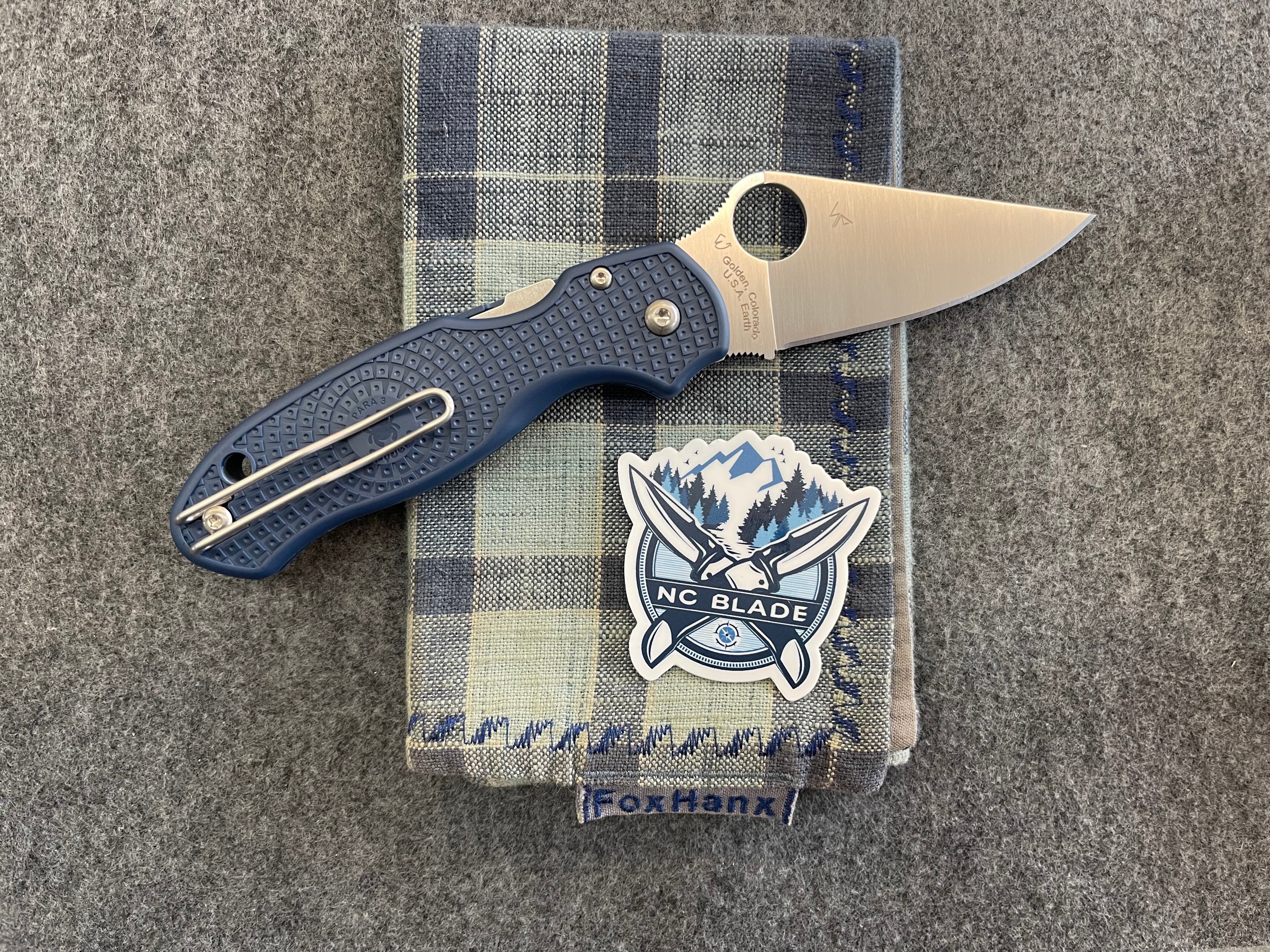 Spyderco Para 3 FRN Blue SPY27 C223PCBL