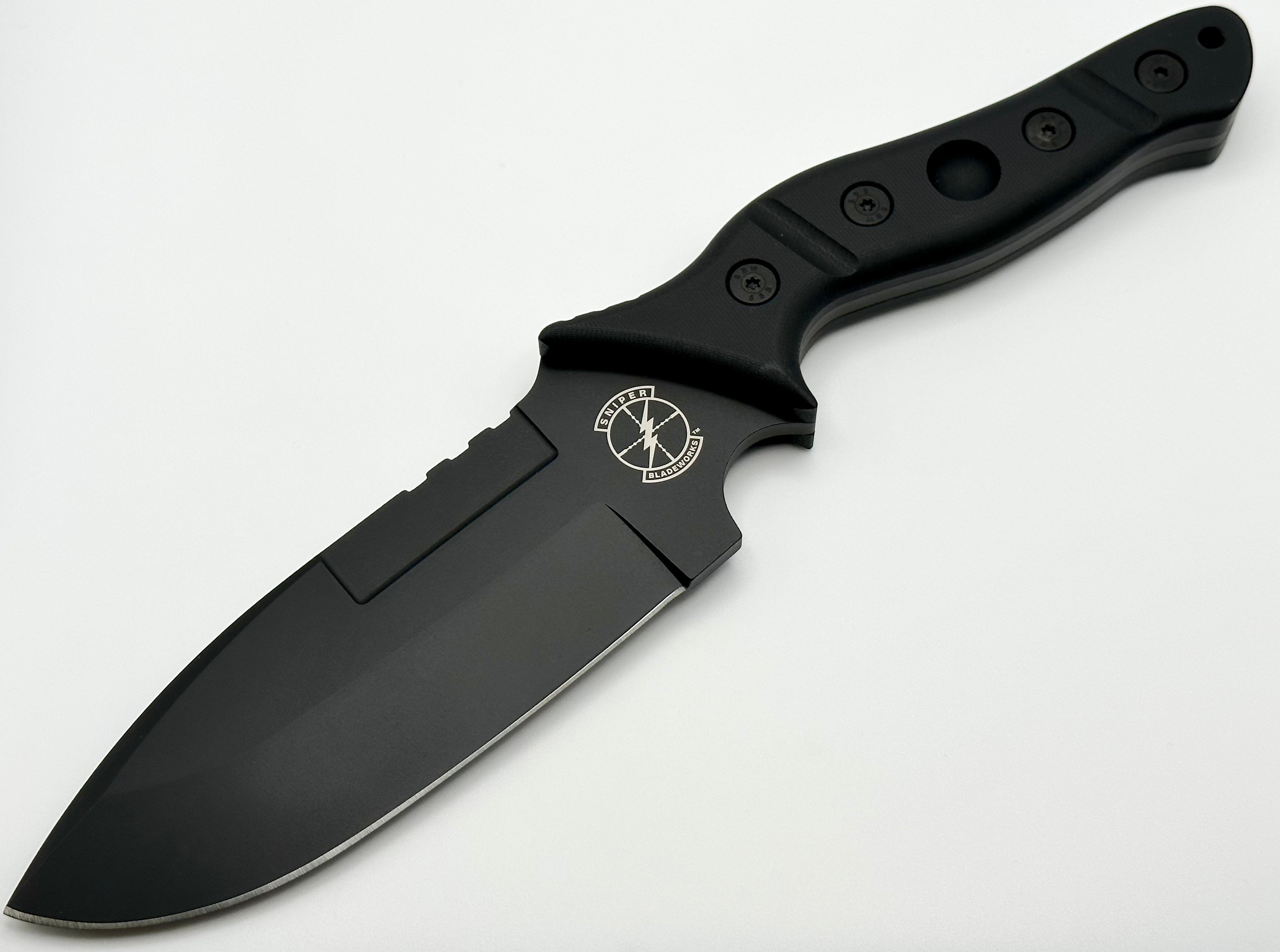 Sniper Bladeworks Mamu Black G-10 & PVD 420HC MAMUBLKBLK