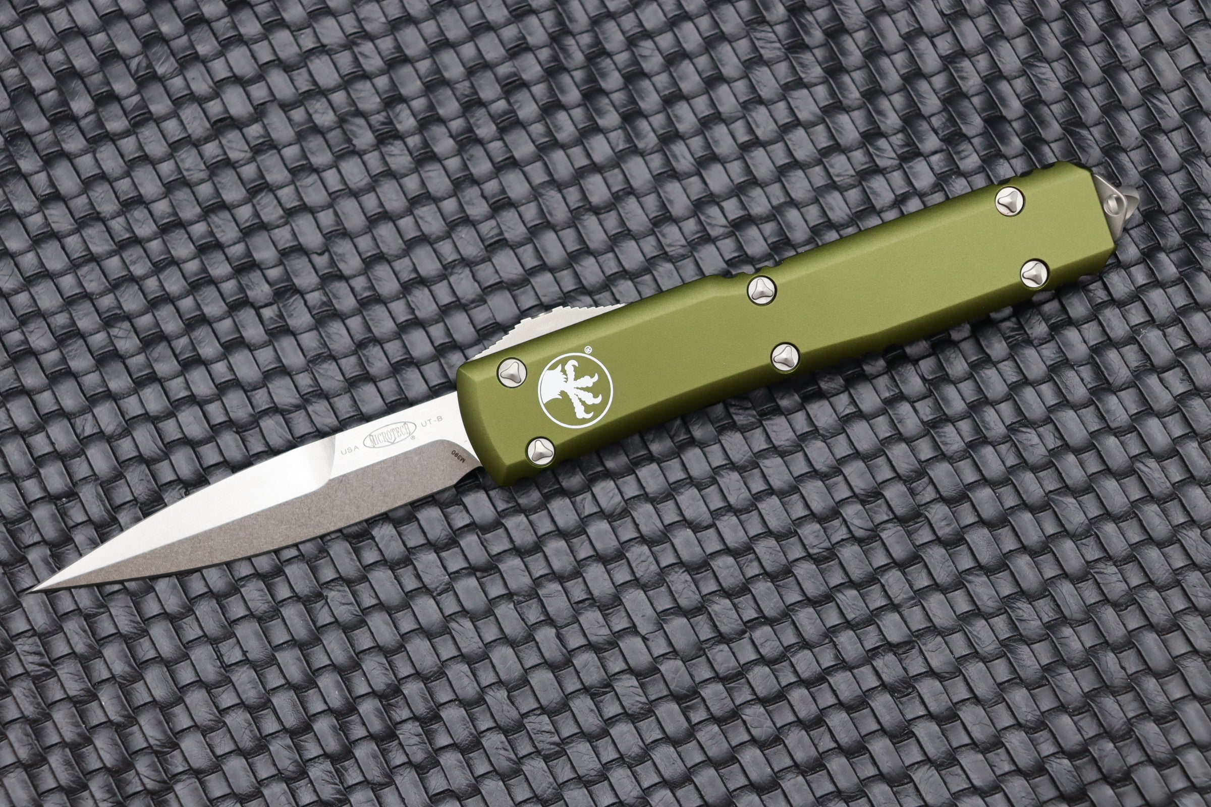 Microtech Ultratech Bayonet Grind Stonewash Standard & OD Green 120-10OD