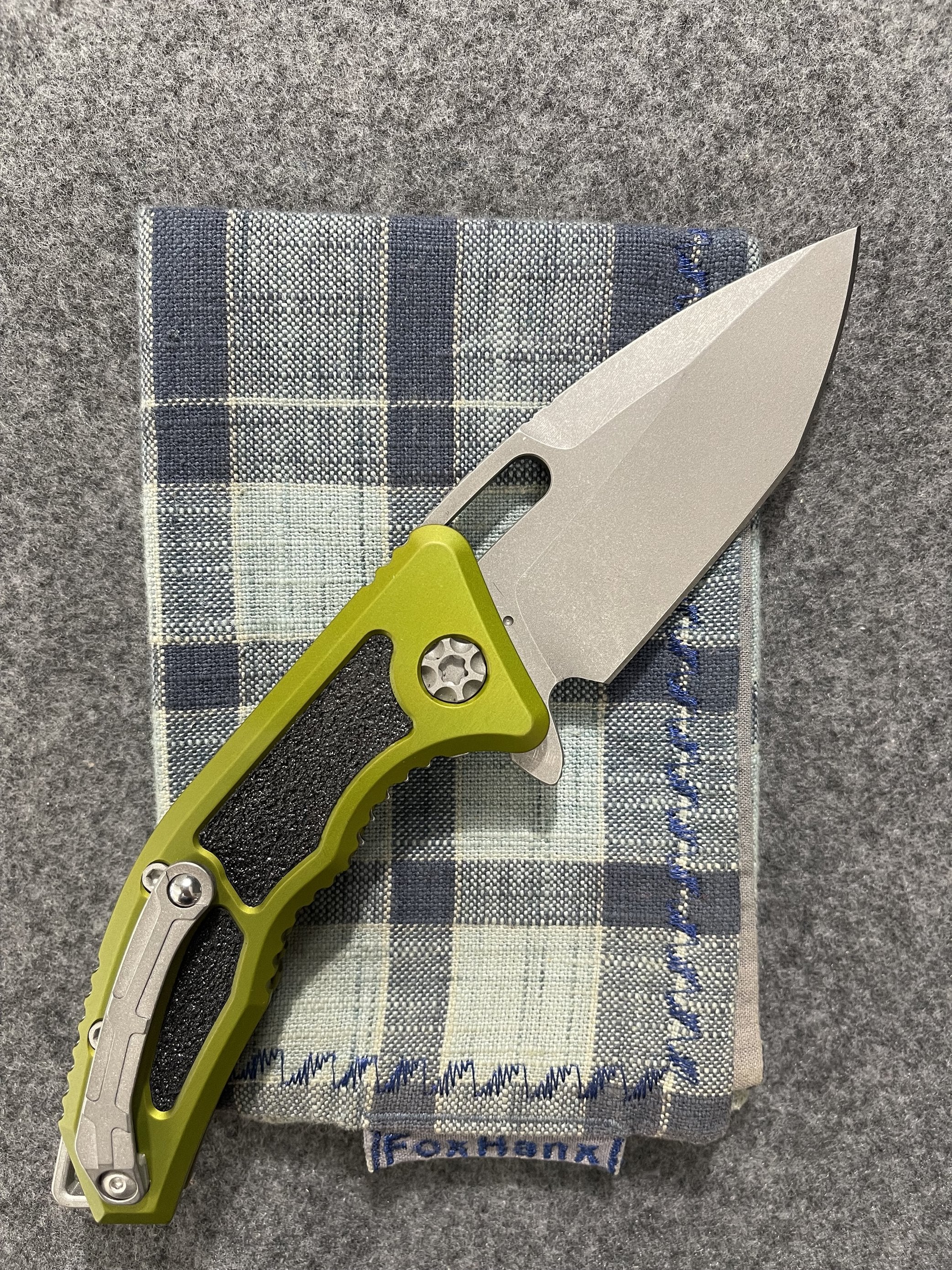 Heretic Knives Medusa Manual Green Handles CPM-S35VN H009-5A-GRN