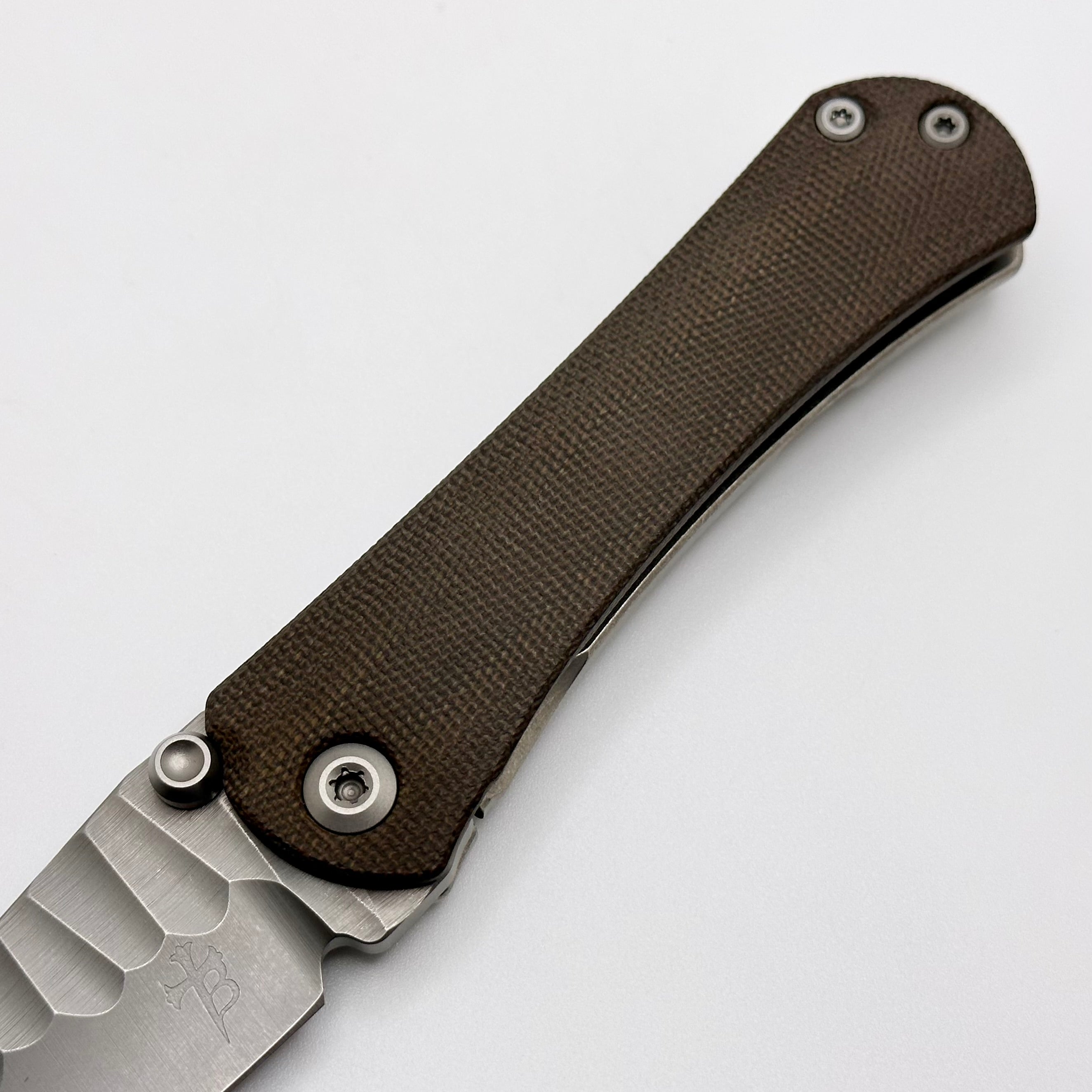 Borka Blades Custom SBDP Rocker M390 Stonewash & Micarta Scales