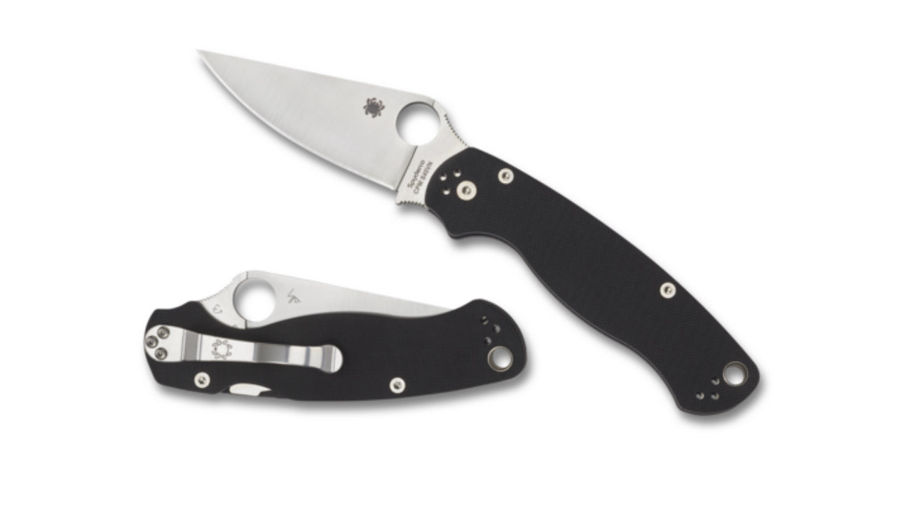 Spyderco Para-Military 2 Black G-10 PM2 S45VN C81GP2