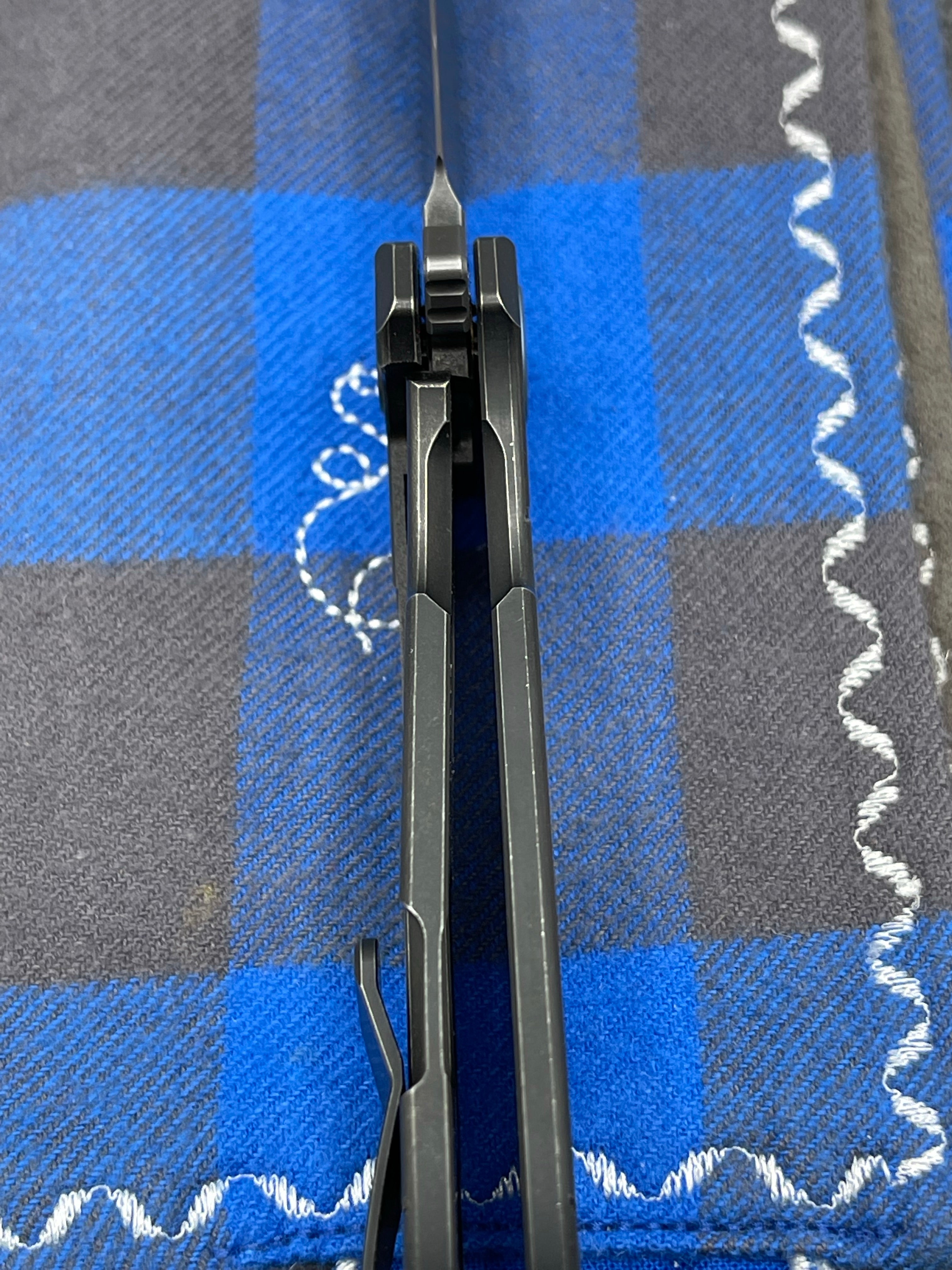 Custom Knife Factory CKF T15 M398 Black Return