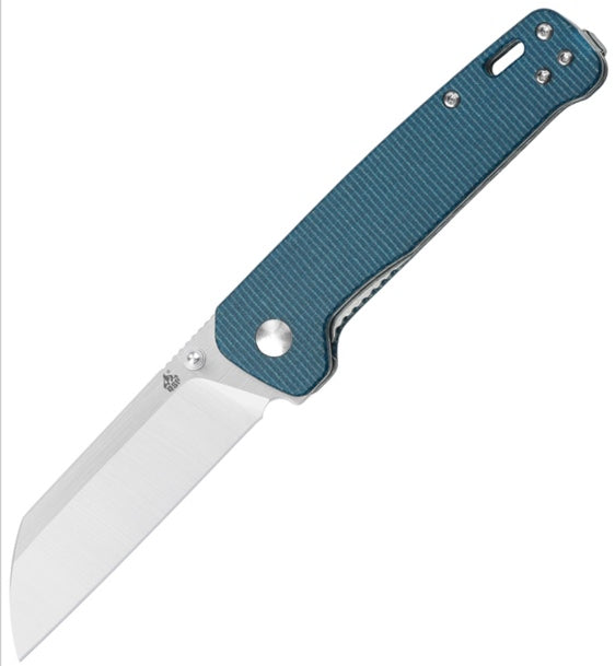 QSP Penguin Blue Micarta D2 QS130-H