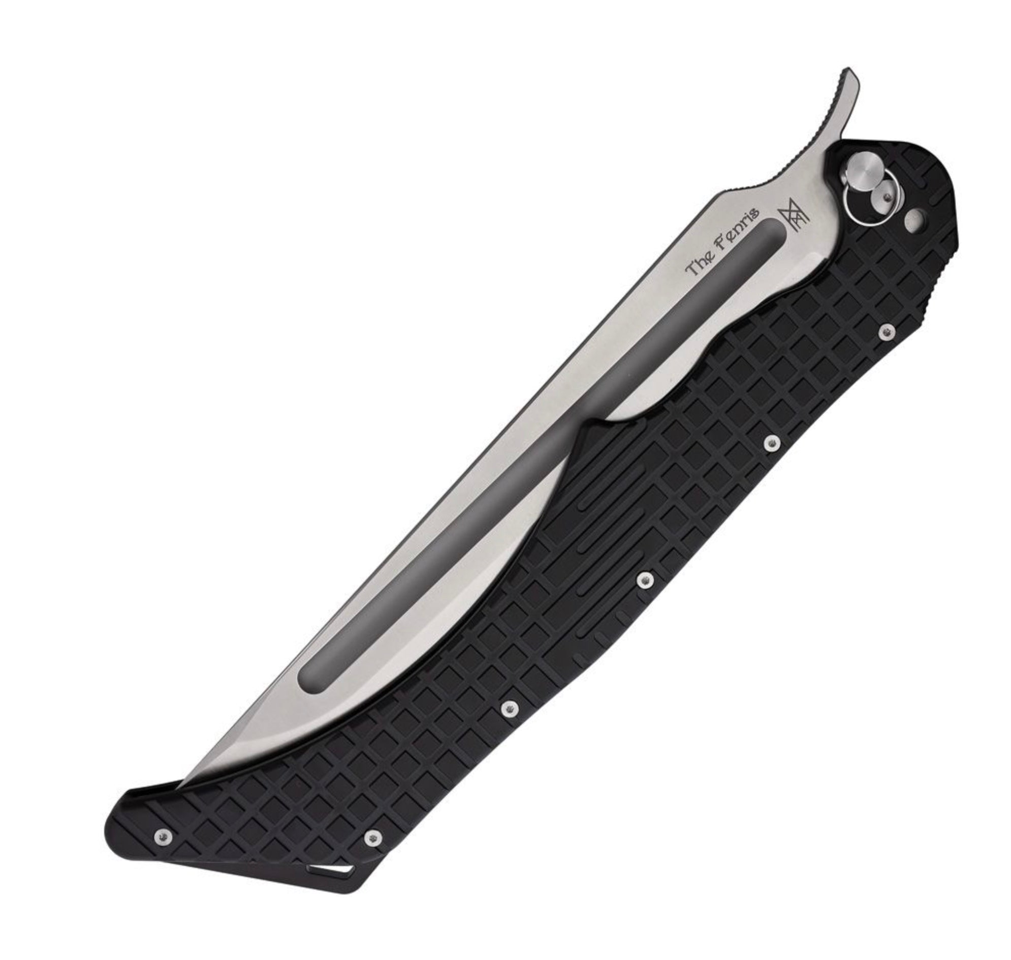 Midgards Messer Fenris Large Folder w/ CPM-D2 & Milled ALuminum Handles