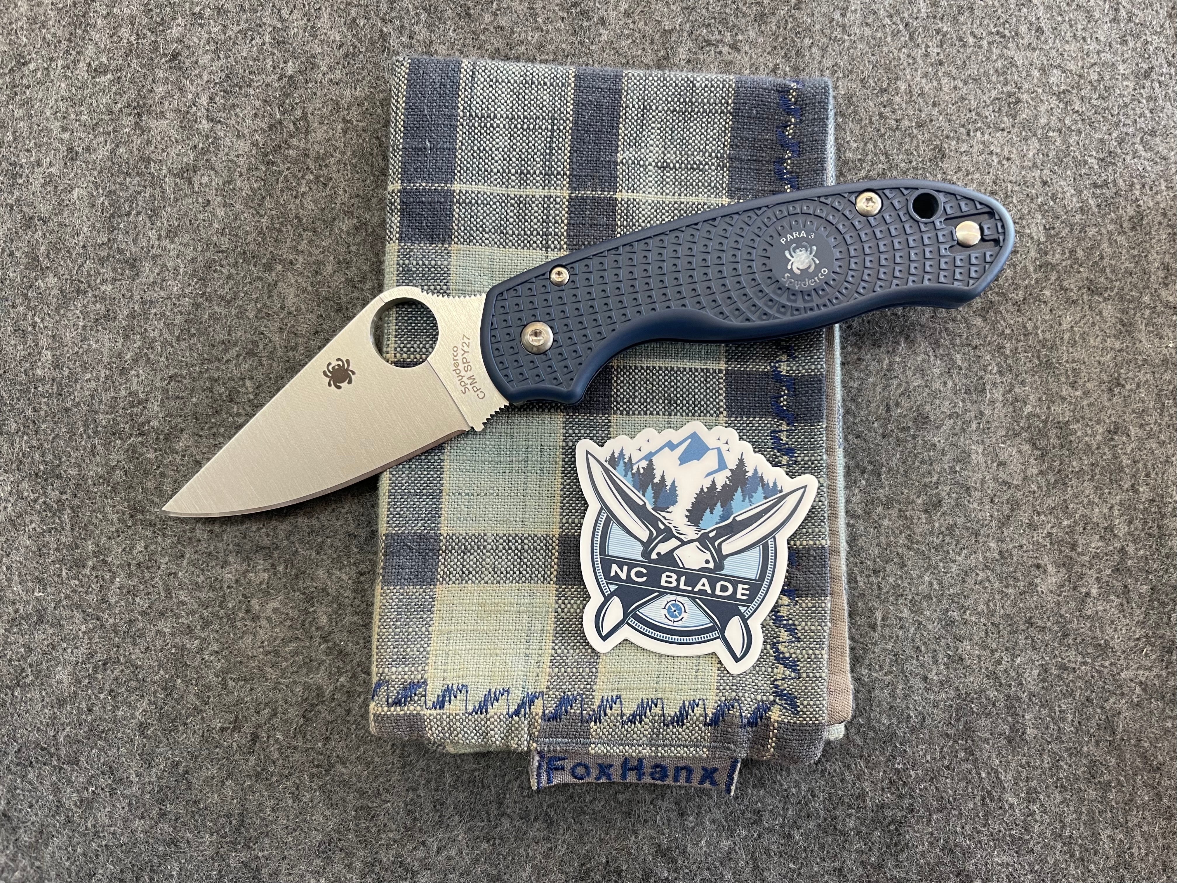 Spyderco Para 3 FRN Blue SPY27 C223PCBL