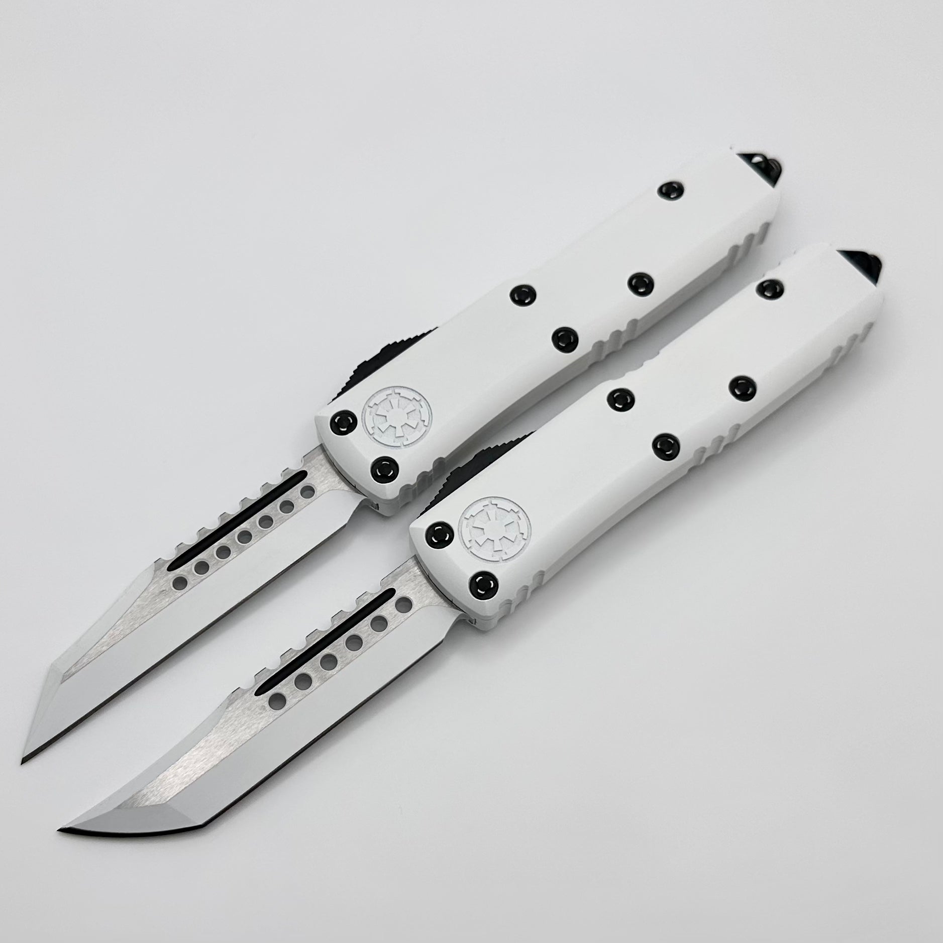 Microtech UTX-85 S/N 002 Storm Trooper Hellhound & Warhound Set Signature Series 719-1SETSTDS