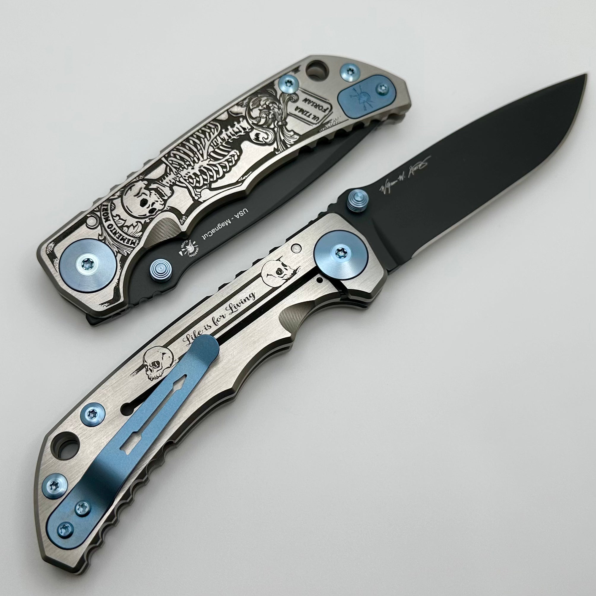 Spartan Blades Harsey Folder 2023 Memento Mori Edition