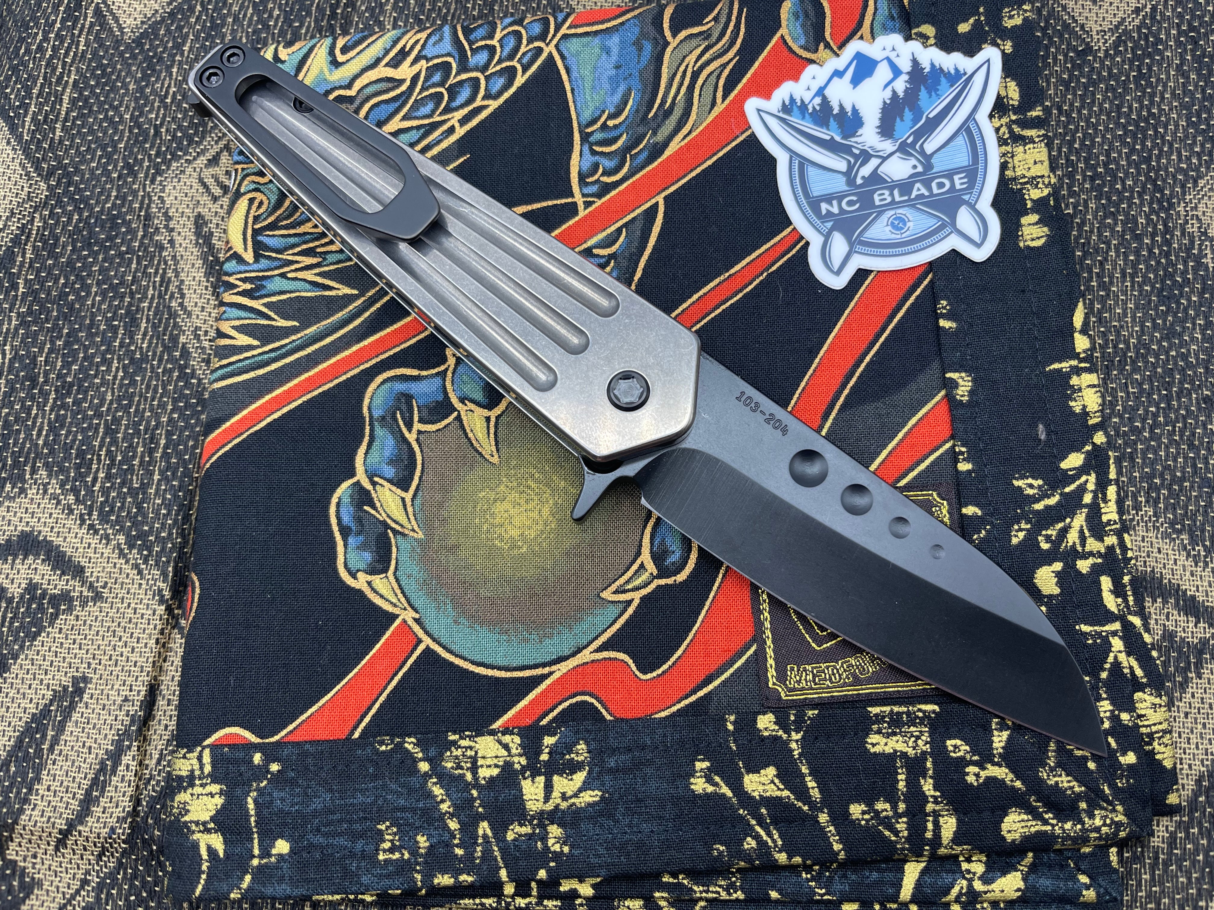 Medford Knife Nosferatu Flipper PVD S35VN