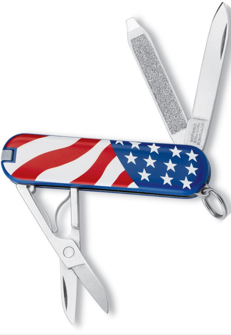 Victorinox Swiss Army Classic US Flag 62232E1X2