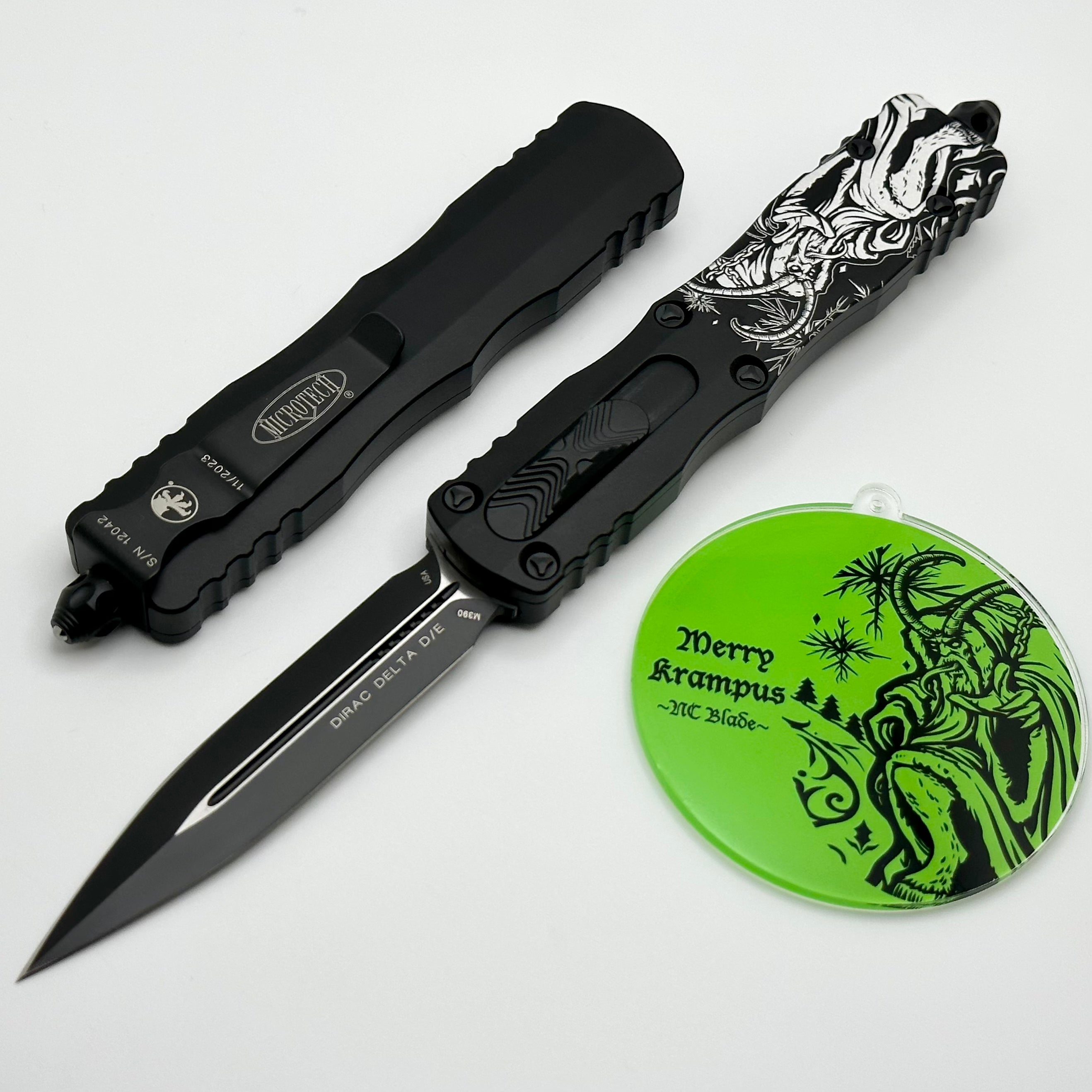 Microtech Dirac Delta Double Edge Tactical Standard Krampus Christmas Special 227-1TNCBLADE