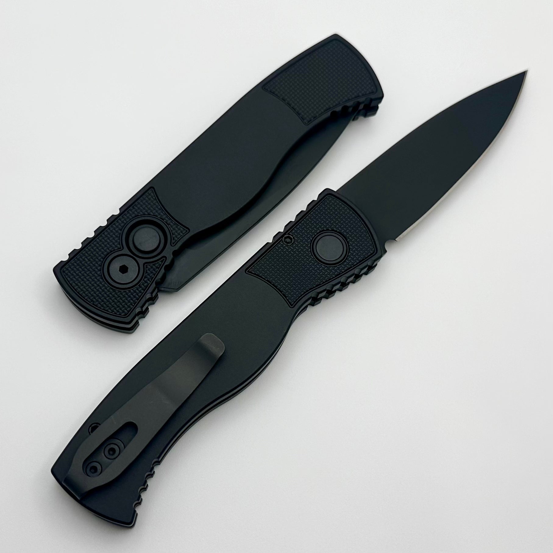 Pro-Tech TR-2 Tactical Response 2 Black w/ Textured Corners & DLC MagnaCut T203