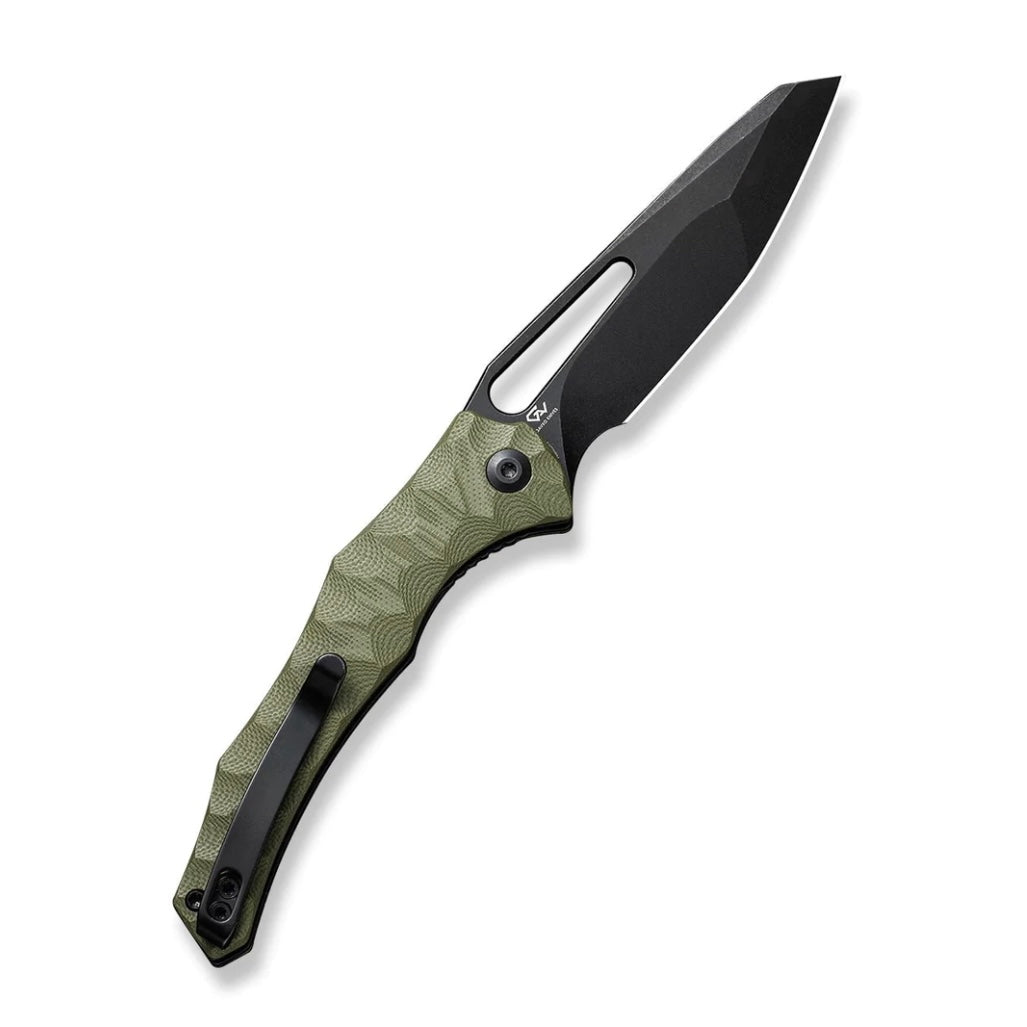 Civivi Spiny Dogfish OD Green G-10 & Black Stonewash 14C28N C22006-3