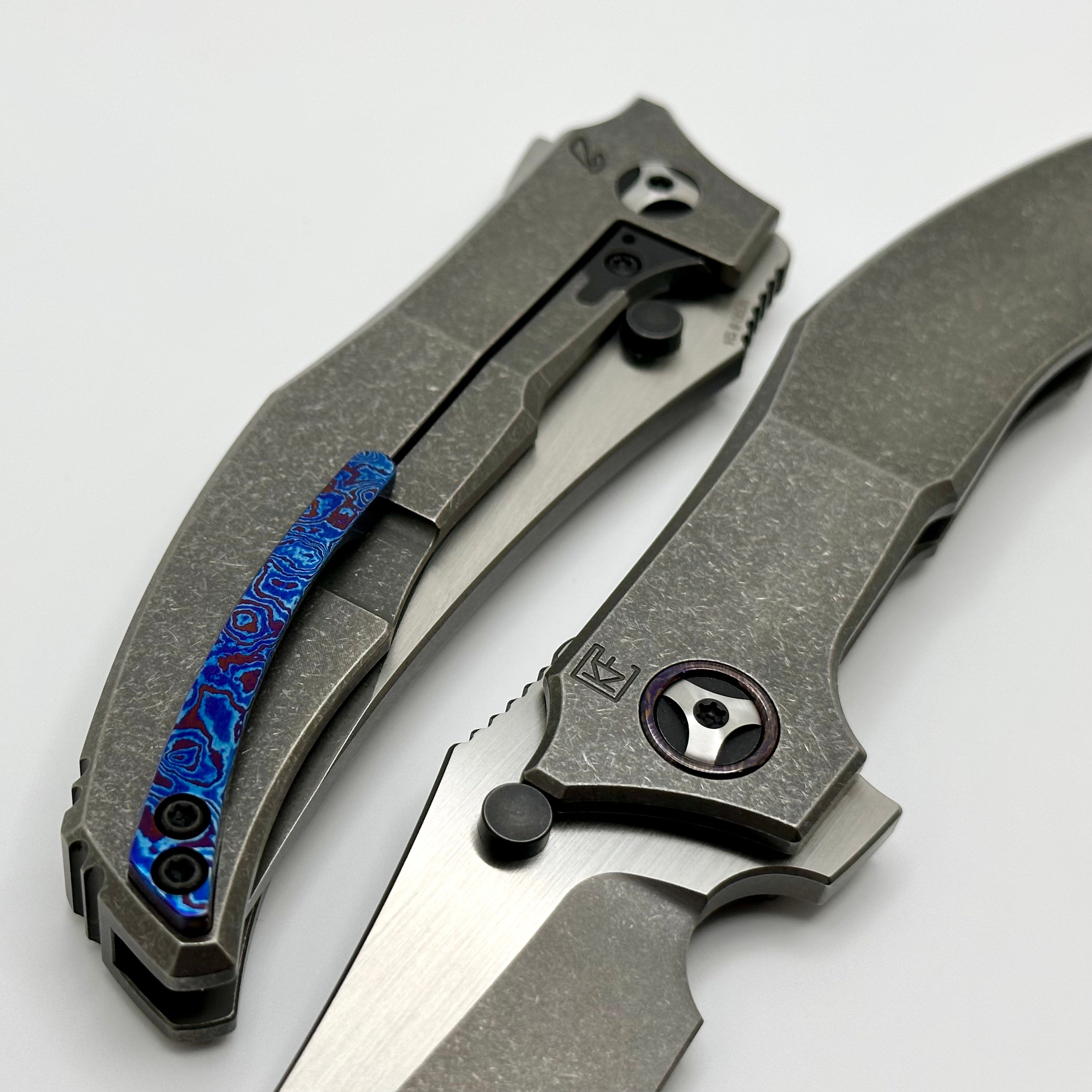 Custom Knife Factory Persian Titanium Integral & Two Tone M390