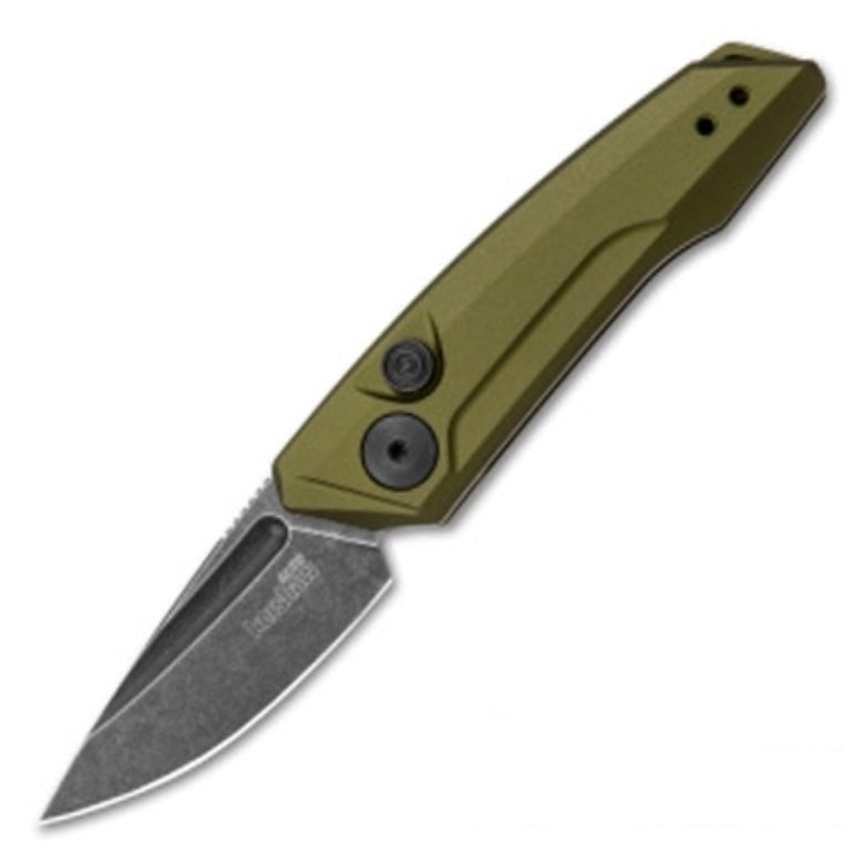 Kershaw Launch 9 Olive Handle & Blackwash CPM154 7250OLBW