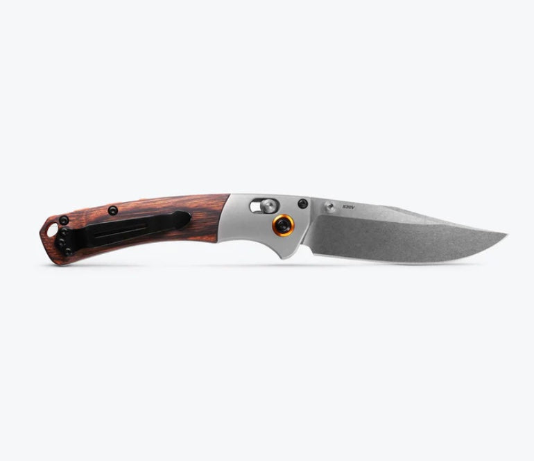 Benchmade Mini Crooked River w/ Aluminum/Wood Handles & CPM-S30V 15085-2