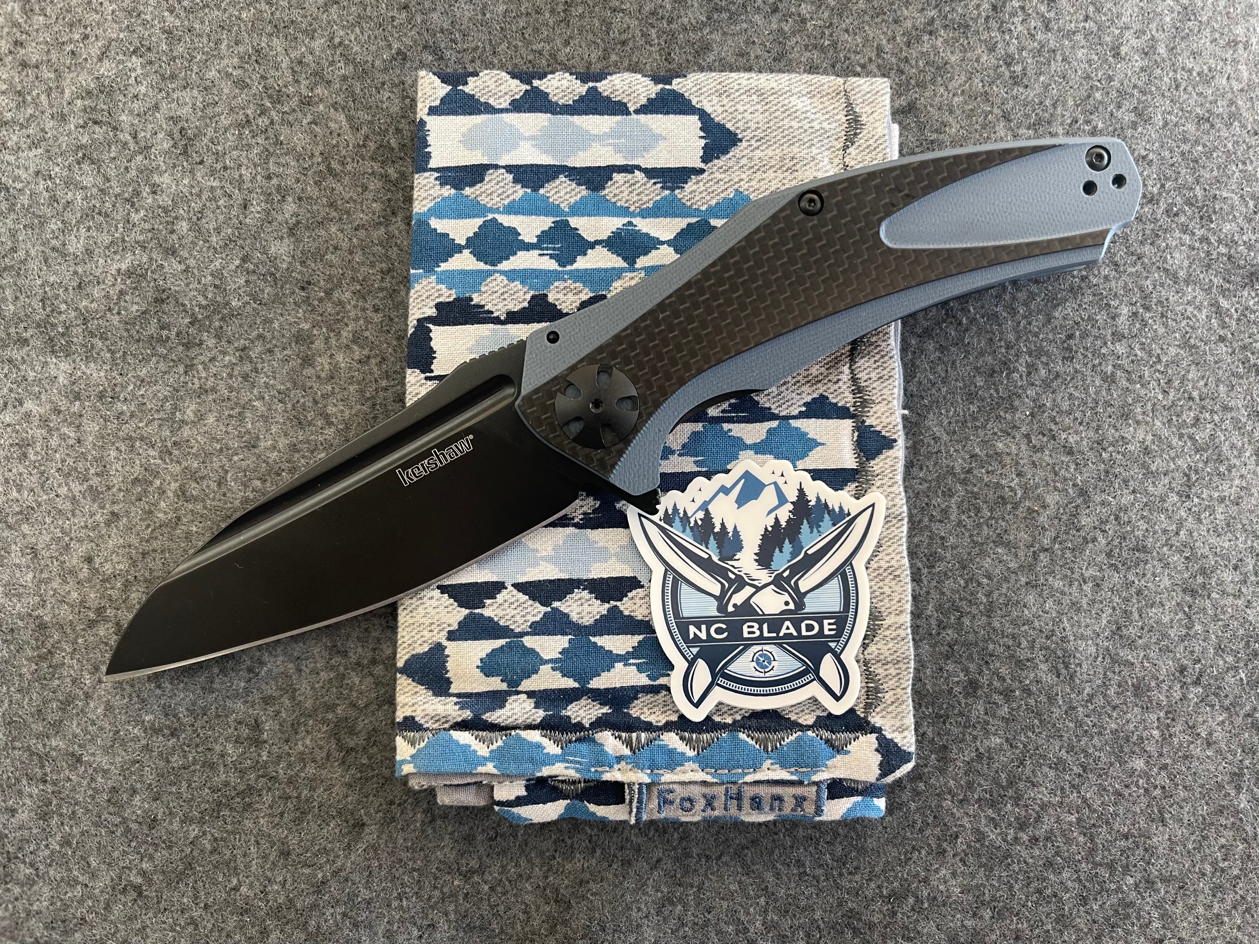 Kershaw Natrix XL Blue Carbon Fiber 7008CFBLK