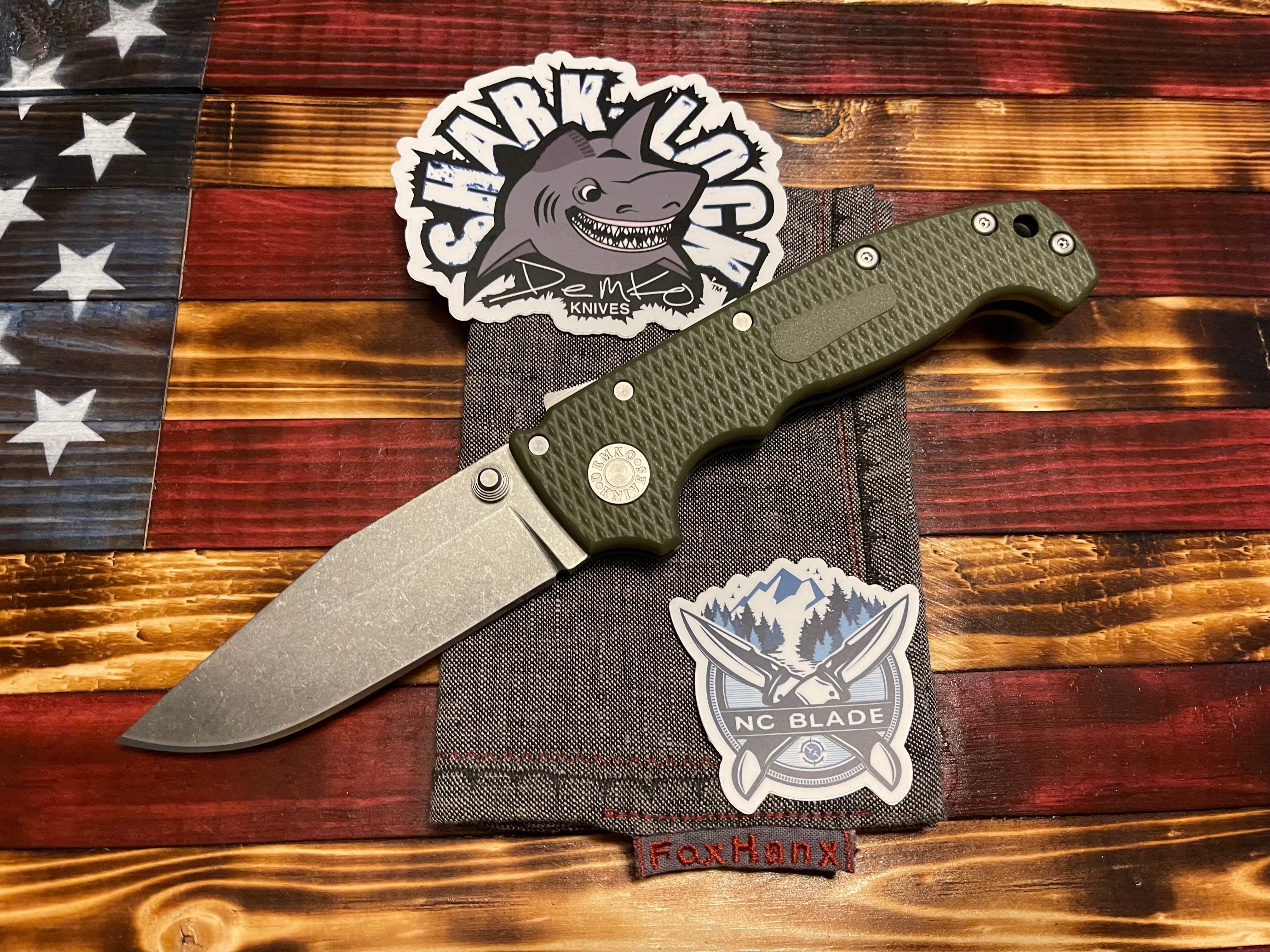 Demko Knives G-MG AD20 OD Green Grivory 20CV