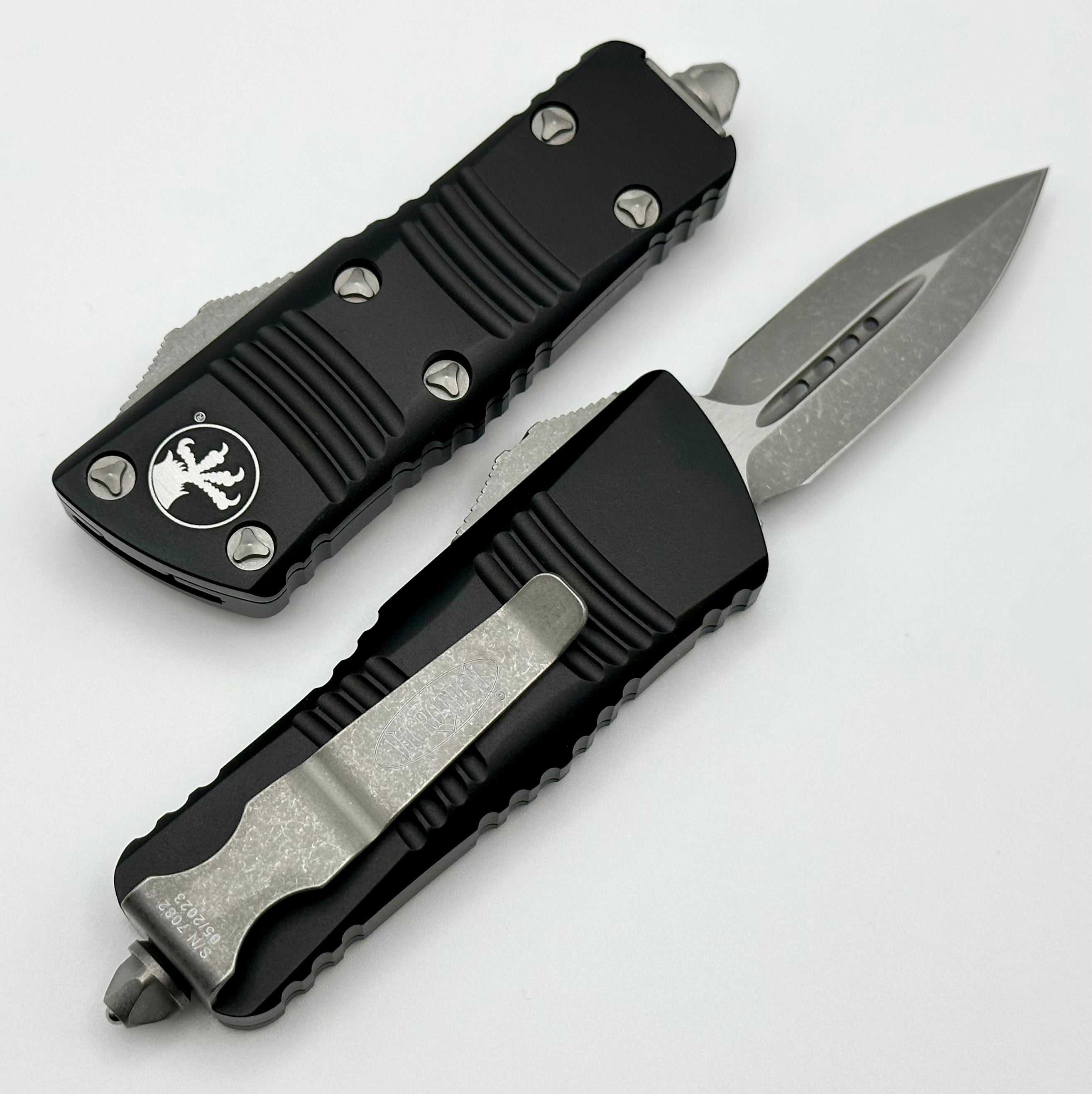 Microtech Mini Troodon D/E Stonewash Apocalyptic 238-10AP