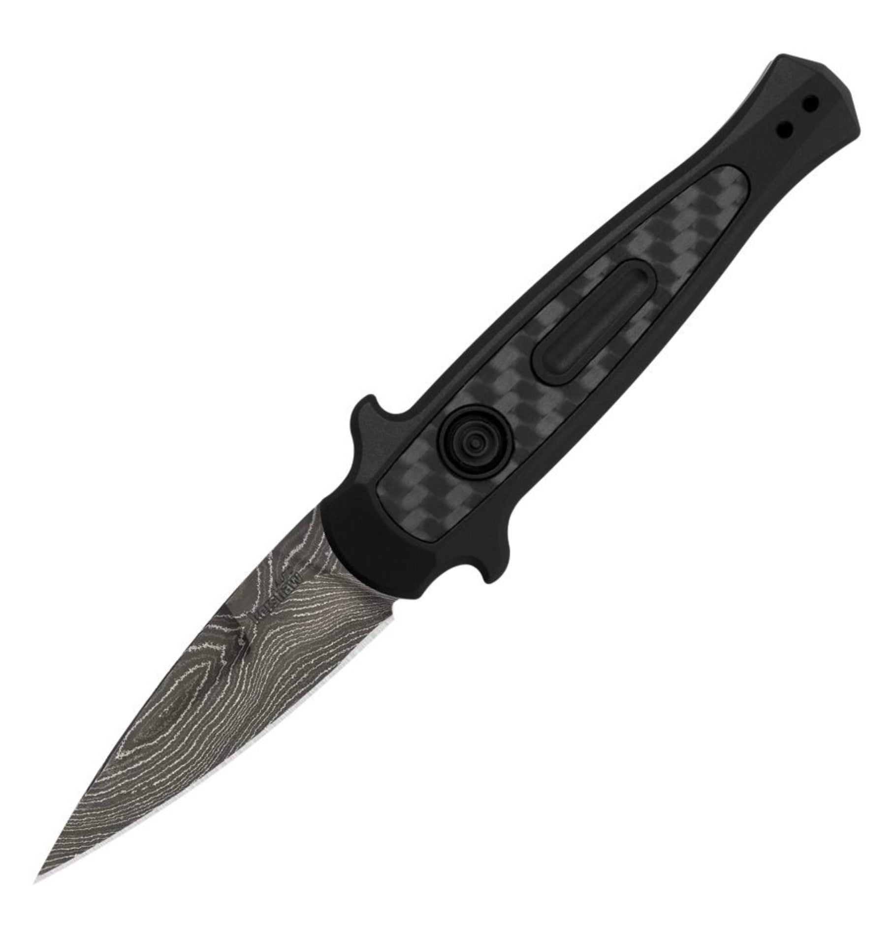 Kershaw Launch 12 Carbon Fiber & Damascus 7125DAM