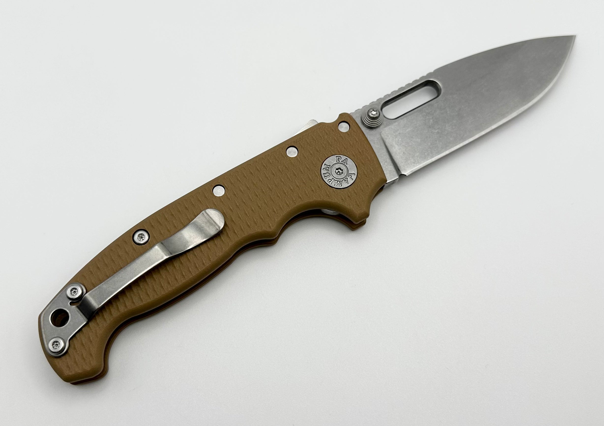 Demko Knives MG AD20 Exclusive Drop Point 3V & Brown G-10 LIMIT ONE PER HOUSEHOLD