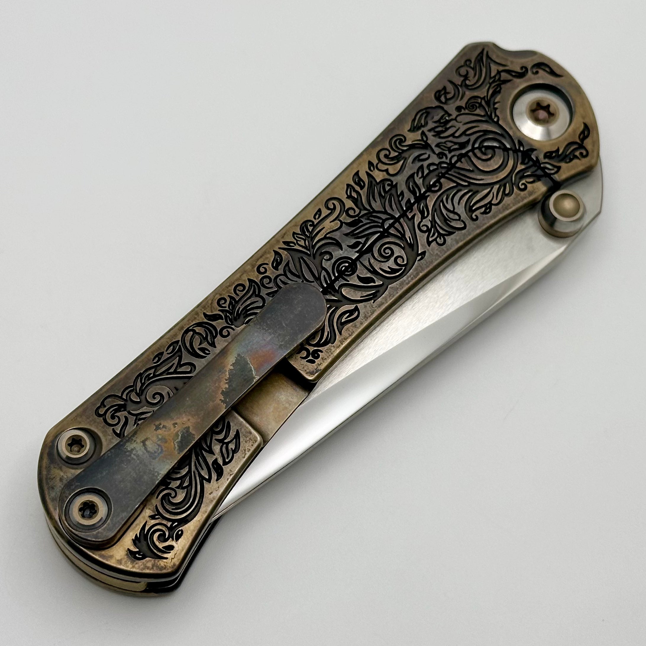 Borka Blades & Marfione Custom & Ti2 Design SBTF Scroll TRD 2024 w/ Mirror Star Ground M390