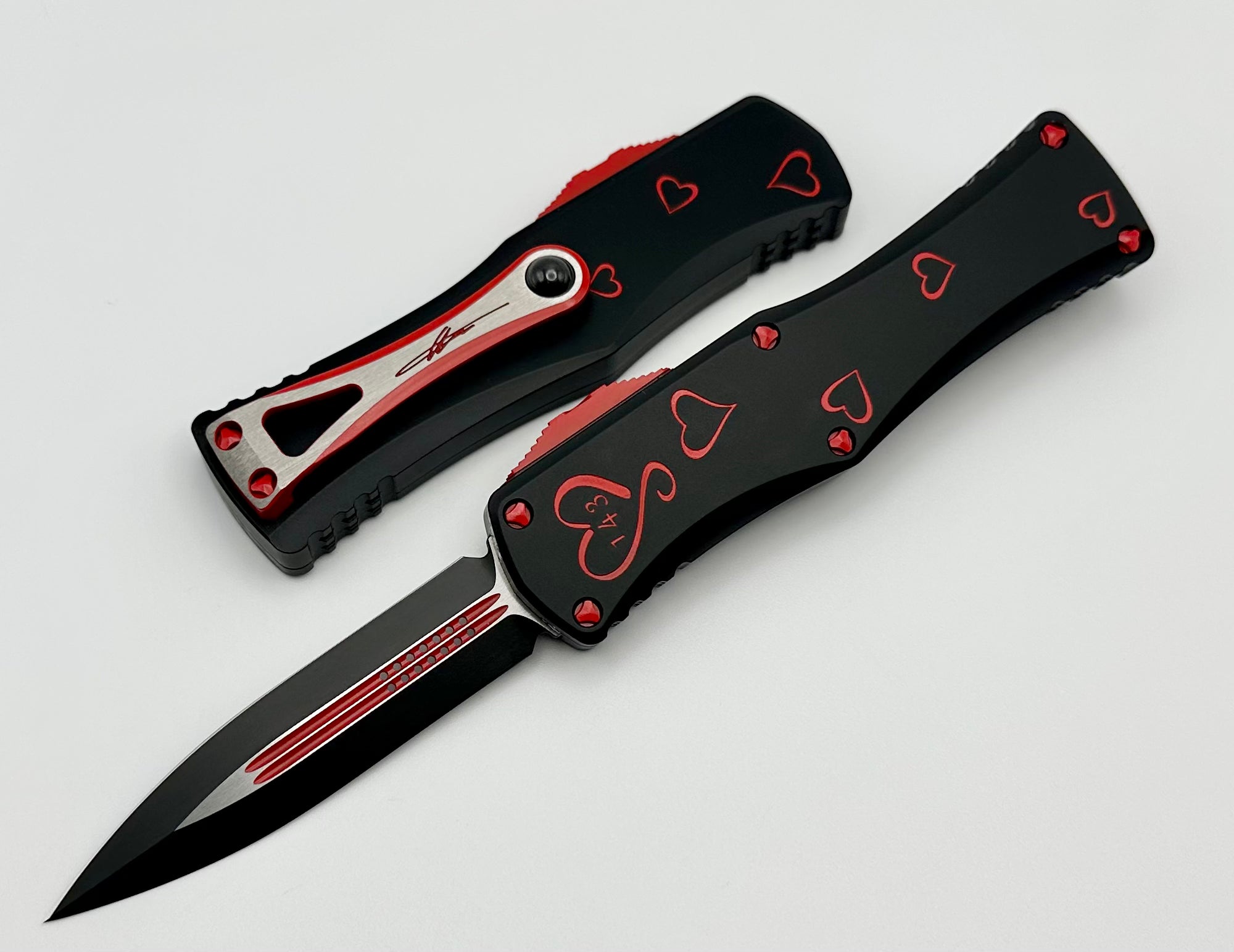 Microtech Twin Flames Signature Series Hera Set 702-1SETTFS