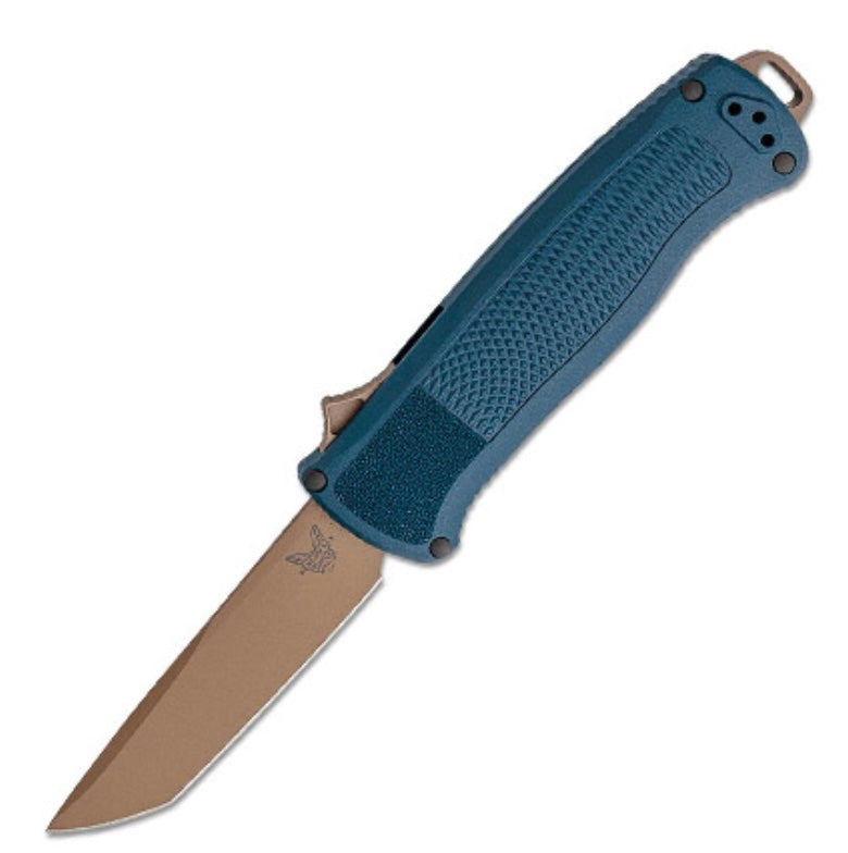 Benchmade Shootout Crater Blue Grivory & Tanto CruWear 5370FE-01