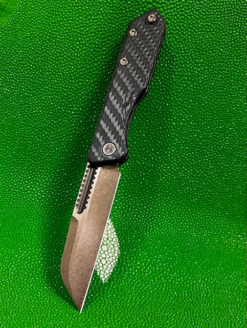 Heretic Knives Jinn Carbon Fiber & Bronze H013-7A-CF