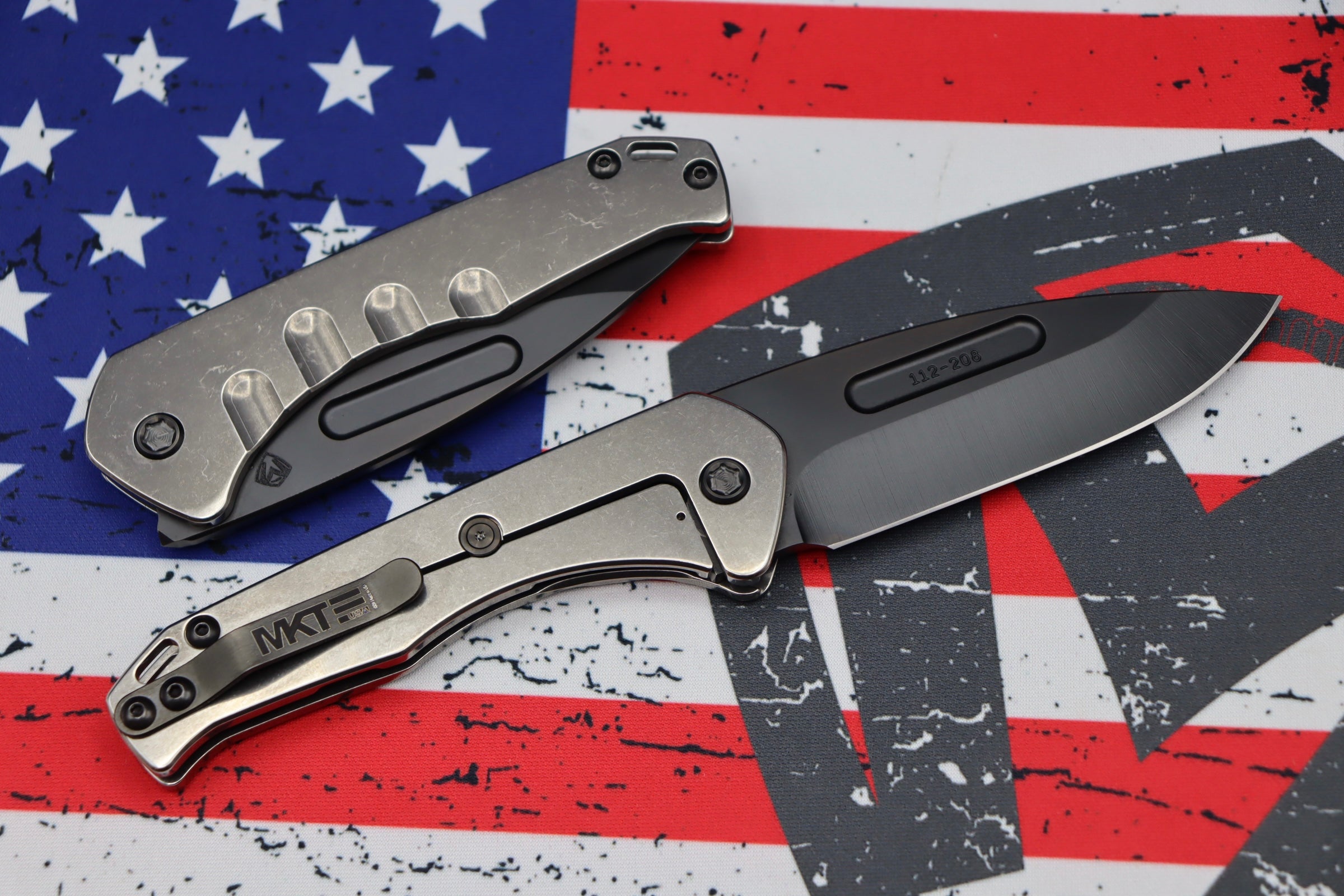 Medford Praetorian Slim PVD S35VN Drop Point & Tumbled Handle