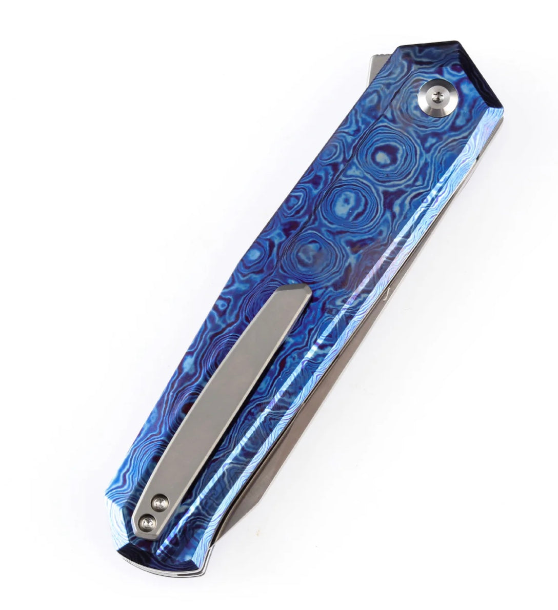 Kansept Integra Flipper Timascus Handles & S35VN K1042B1