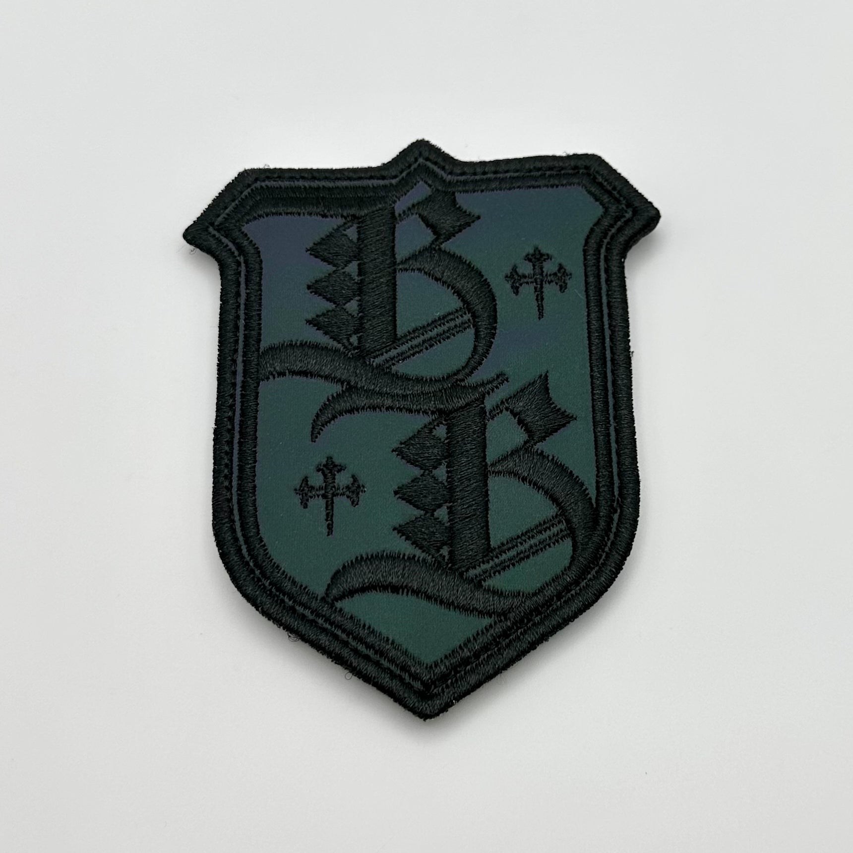 Borka Blades Holographic Crest Velcro Patch