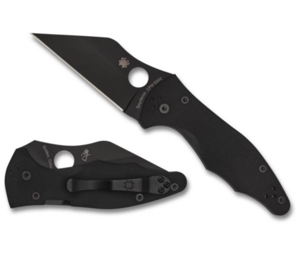 Spyderco Yojimbo 2 Black G-10 & DLC S30V C85GPBBK2