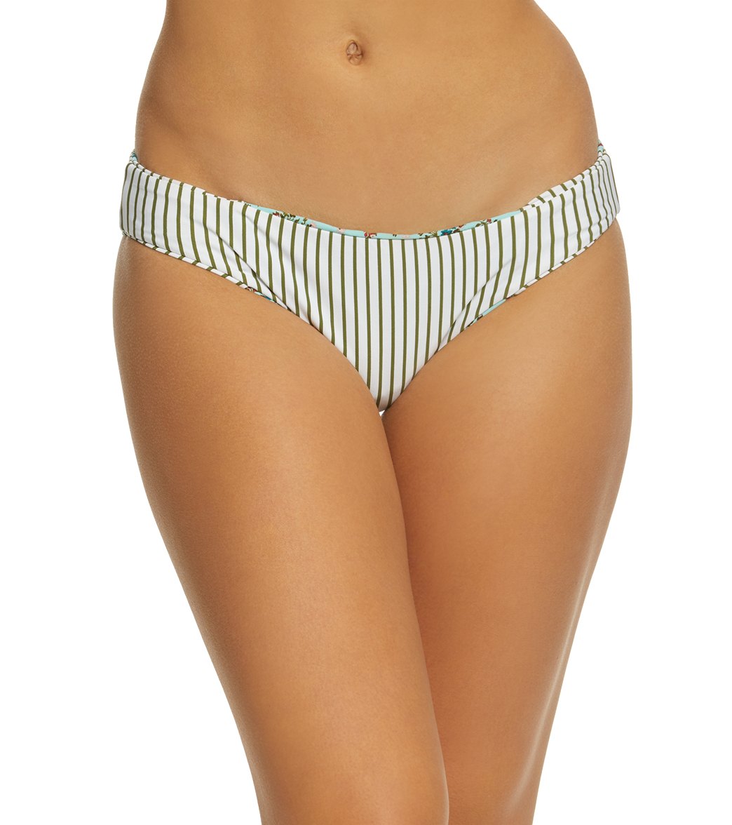 Splendid Picturesque Reversible Bikini Bottom Aqua