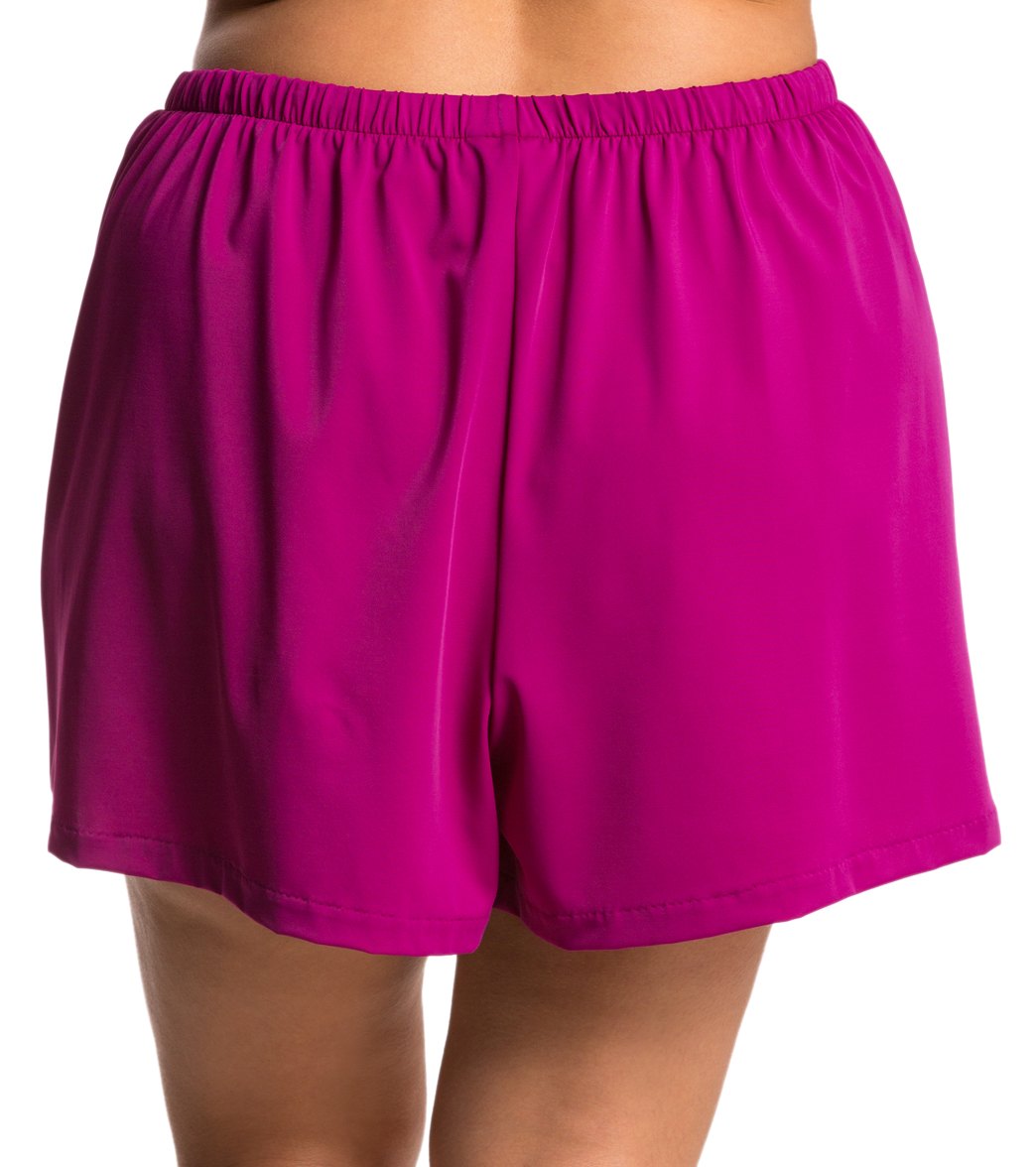 Maxine Plus Size Solid Swim Short