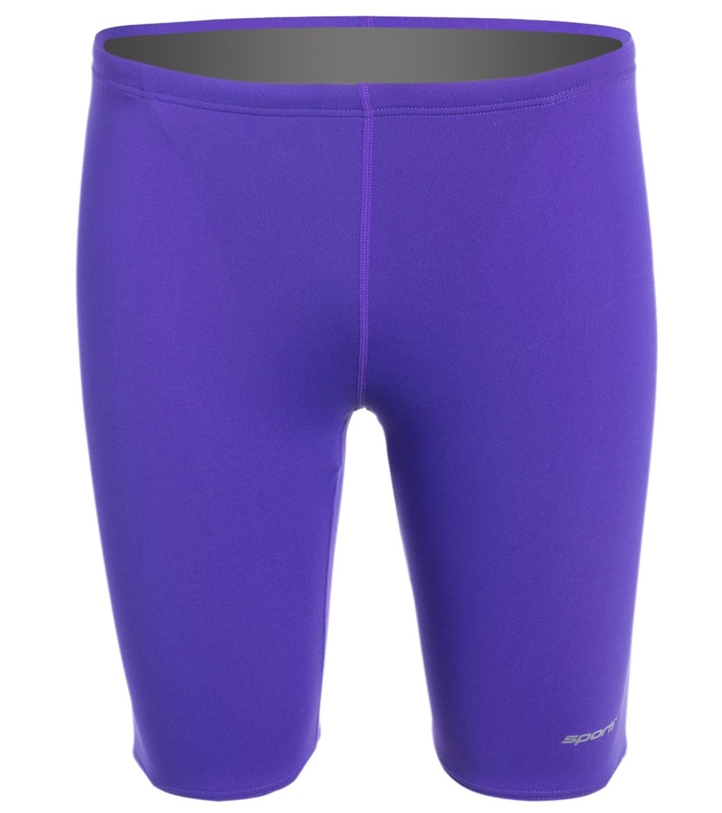 Sporti HydroLast Solid Jammer Swimsuit (22-44) Purple