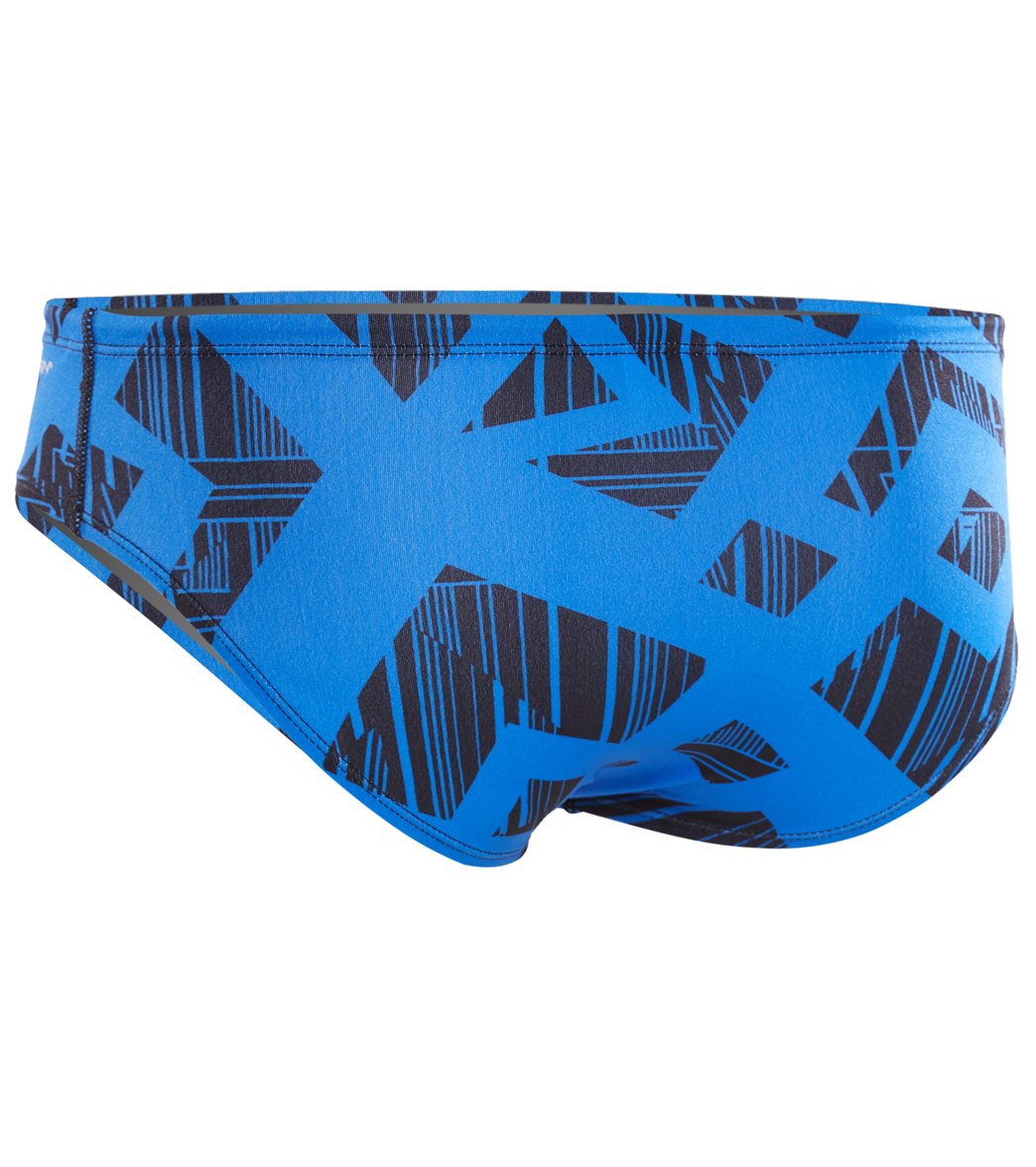 Dolfin Reliance Men's Trax Spliced Brief Swimsuit Blue/Blue