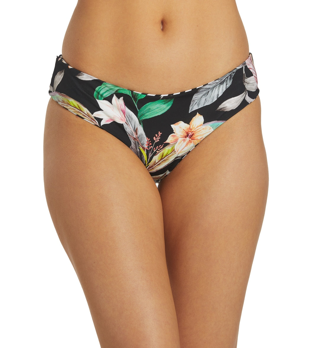 Hurley Women's Flora Reversible Cheeky Bikini Bottom