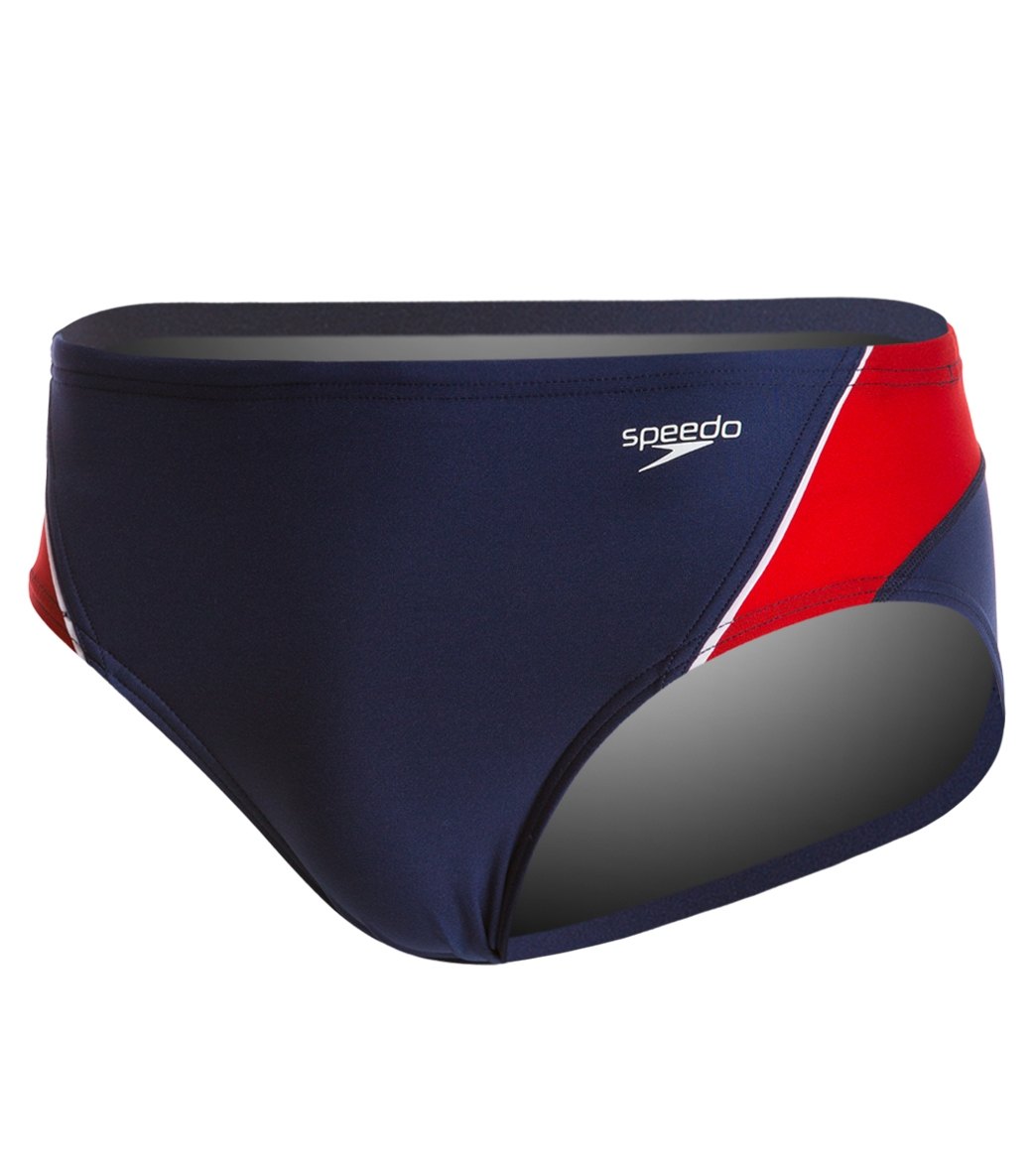 Speedo Launch Splice Endurance + Brief Swimsuit