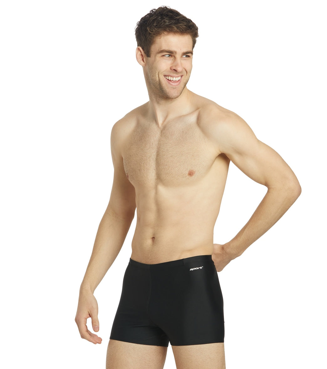 Sporti Solid Swim Square Leg Swimsuit (24-44)