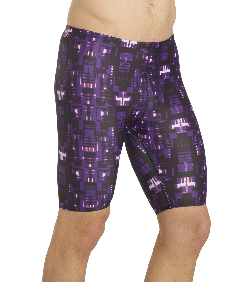 iSwim Varsity Blur Jammer Swimsuit (22-40) Purple