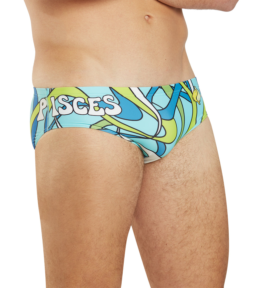 Sporti Groovy Zodiac Pisces Brief Swimsuit (26-40) PISCES