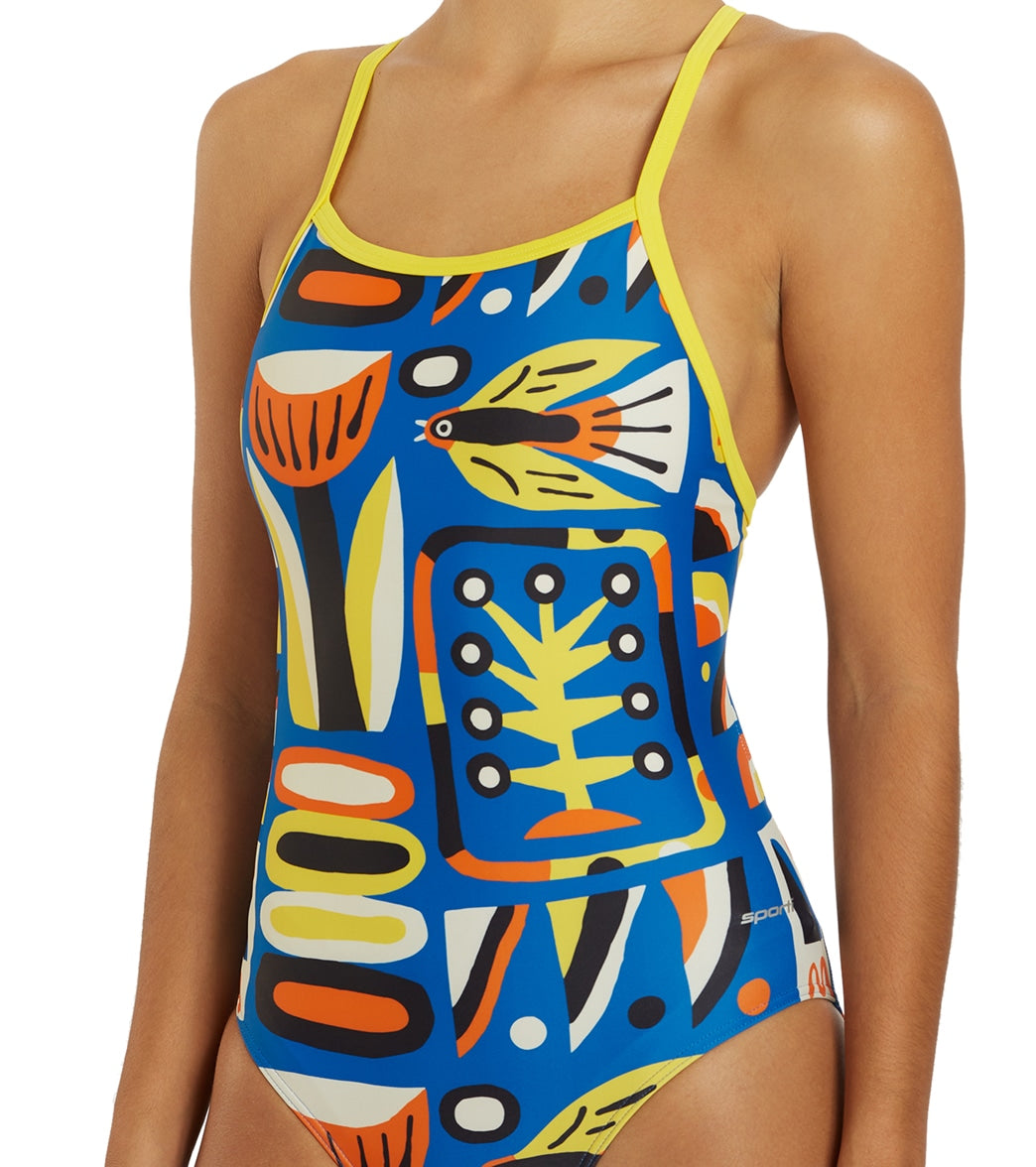 Sporti x Wyatt Hersey Limited Edition Equinox Thin Strap One Piece Swimsuit (22-44) Equinox