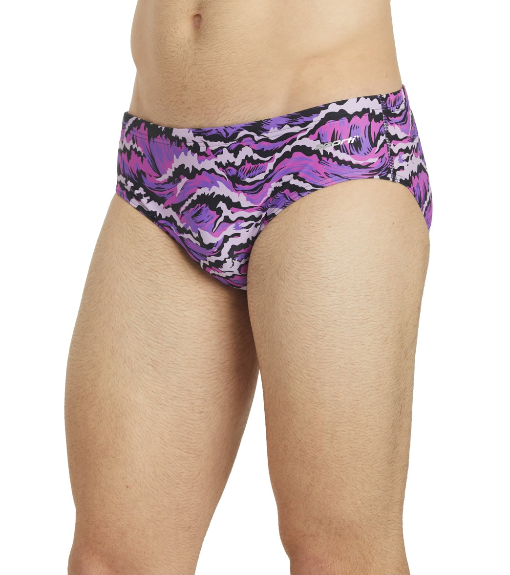 Sporti New Waves Brief Swimsuit (22-40) Purple