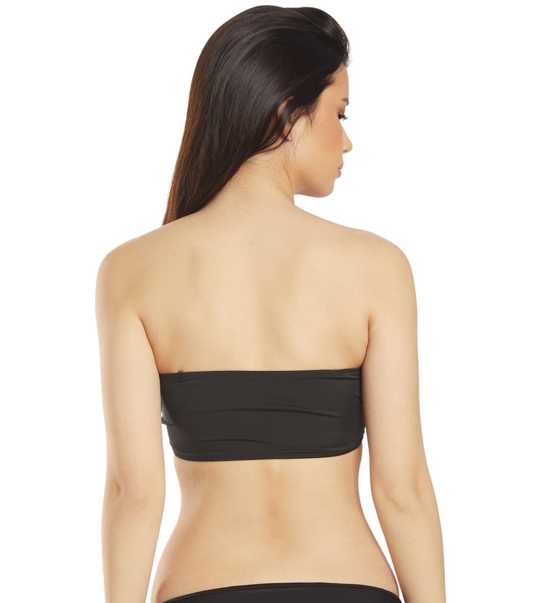 Billabong Onyx Wave Bandeau Bikini Top Black