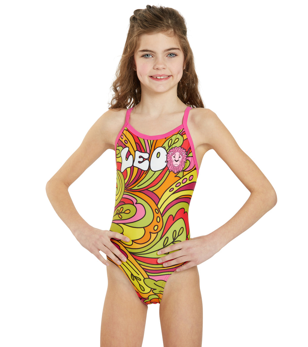 Sporti Groovy Zodiac Leo Thin Strap One Piece Swimsuit (22-44) Leo