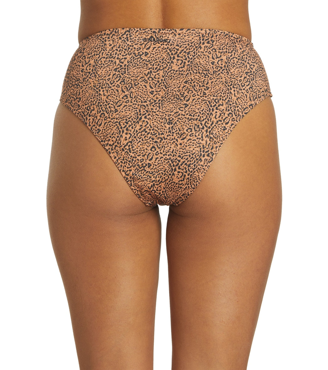 Billabong Women's Hidden Shore High Maui Bikini Bottom Toffee