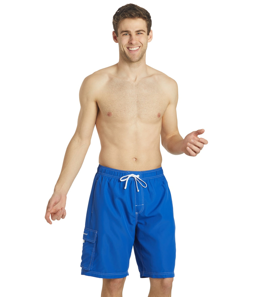 Sporti Men's Hybrid Cargo Swim Trunk Mariner Blue