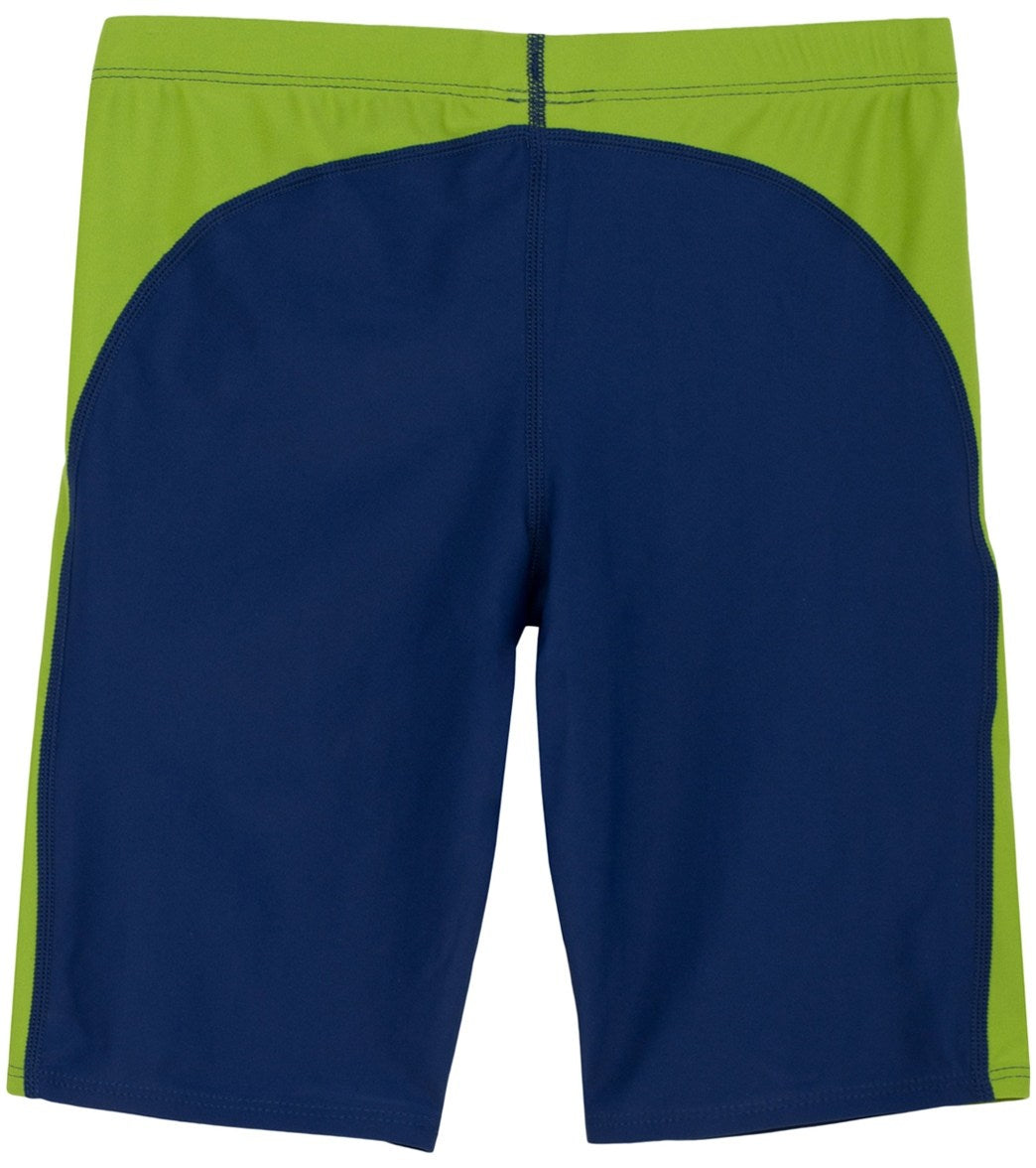 Tuga Boys' Jammer Swim Short  (Toddler, Little Kid, Big Kid) Navy/Cicoria