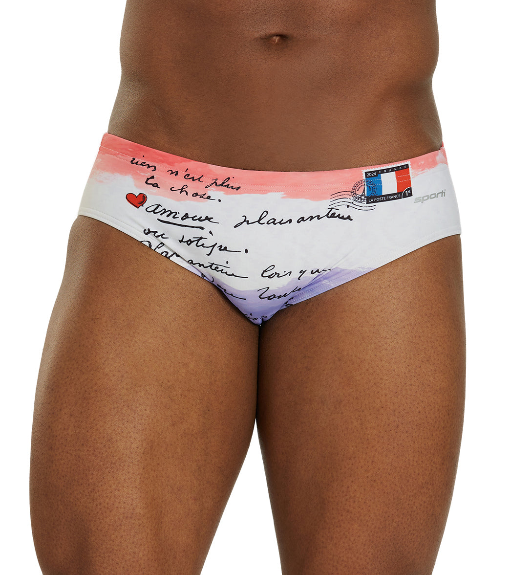 Sporti Paris Love Letters Brief Swimsuit (26-40) Love Letters